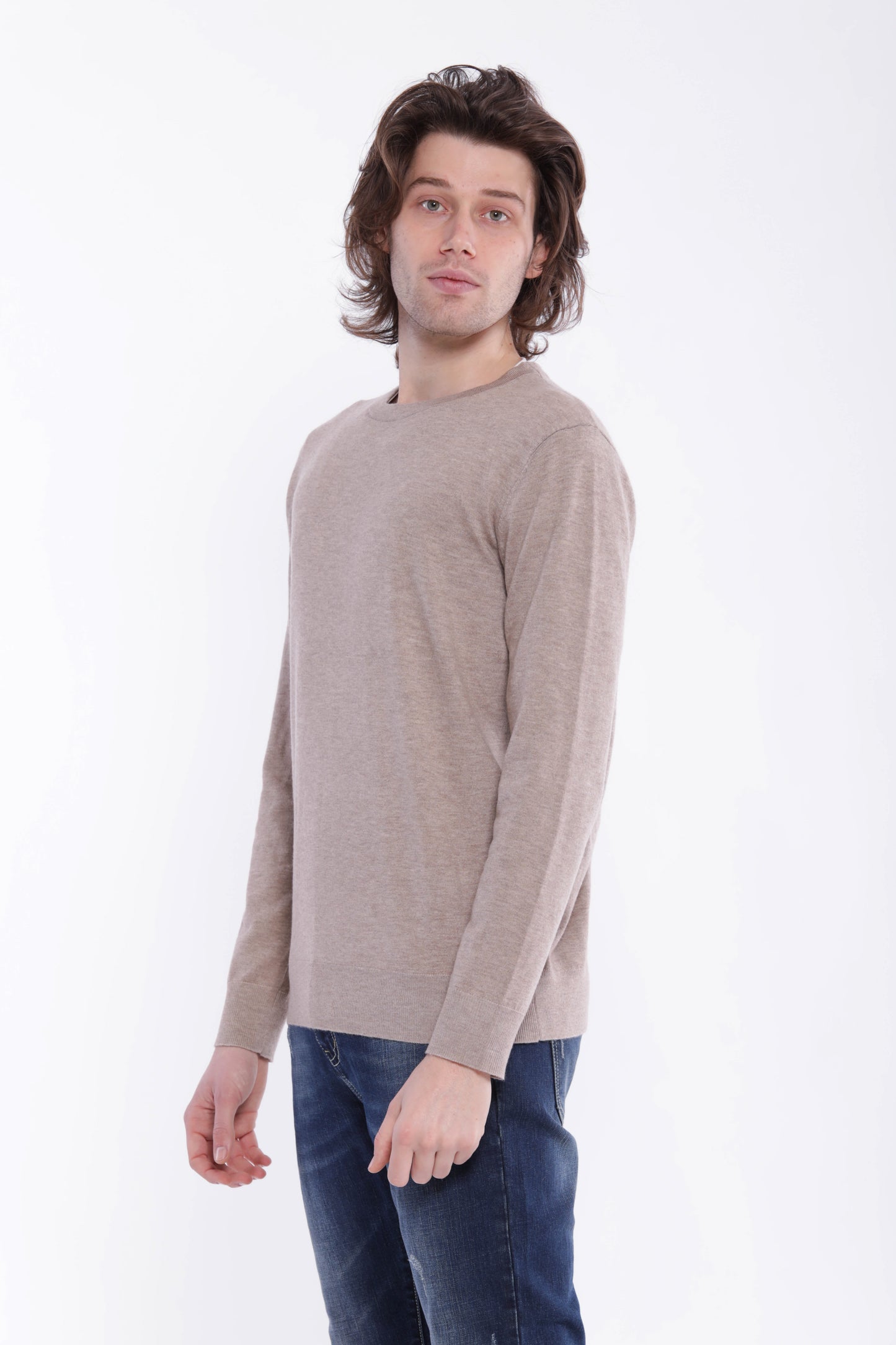 MAGLIA GIROCOLLO MANO CASHMERE