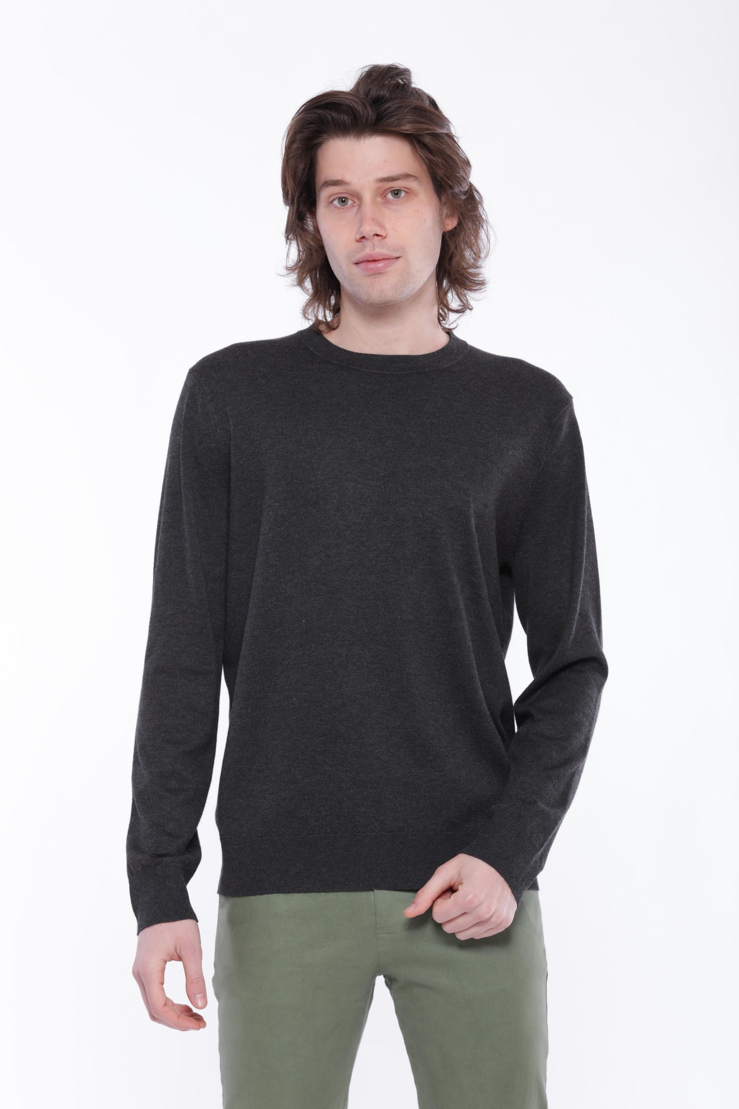 MAGLIA GIROCOLLO MANO CASHMERE