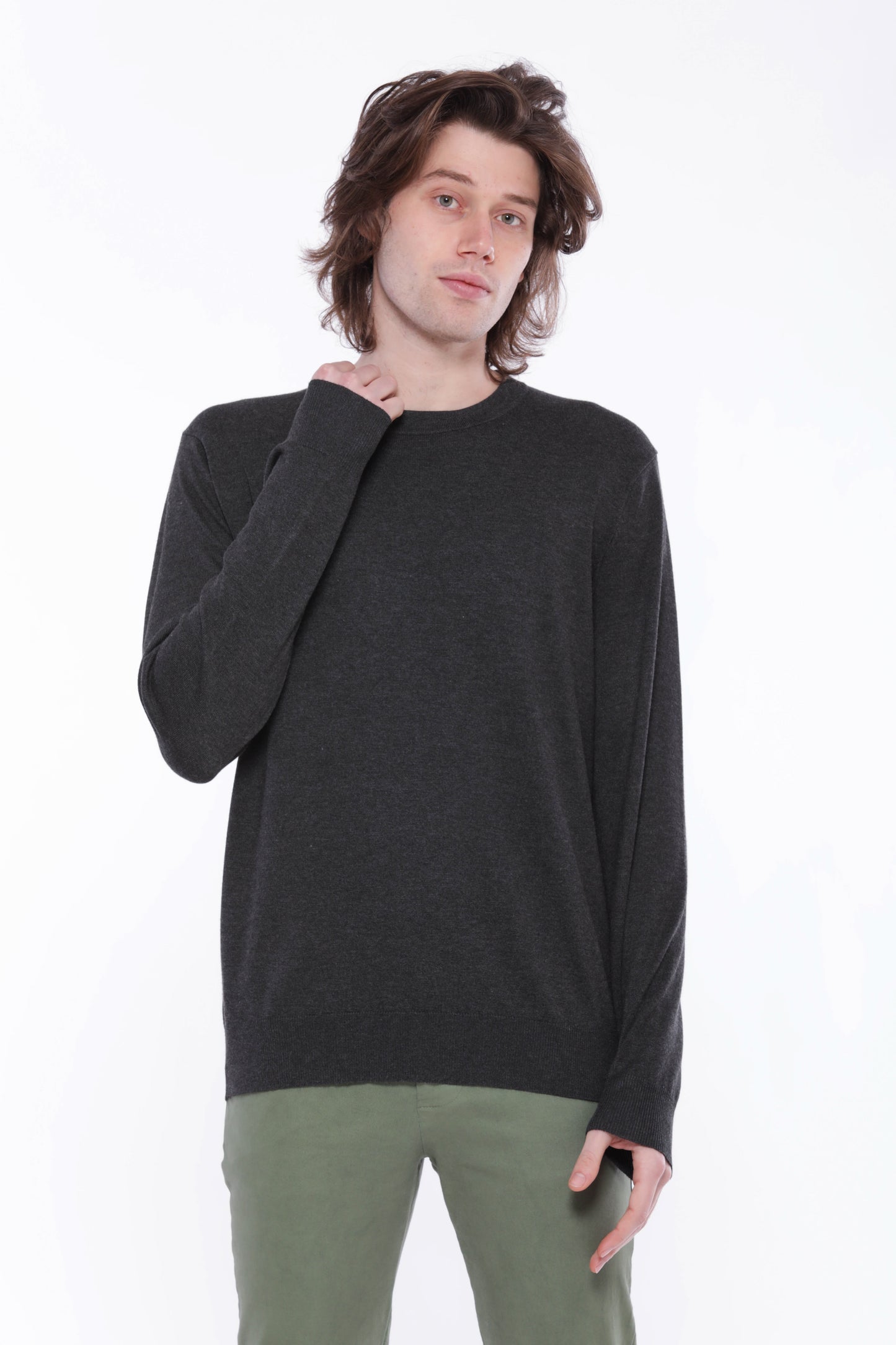 MAGLIA GIROCOLLO MANO CASHMERE