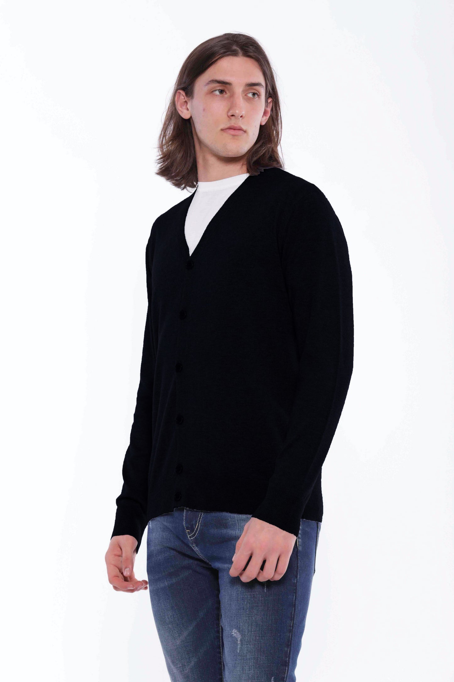 MAGLIA CARDIGAN MANO CASHMERE