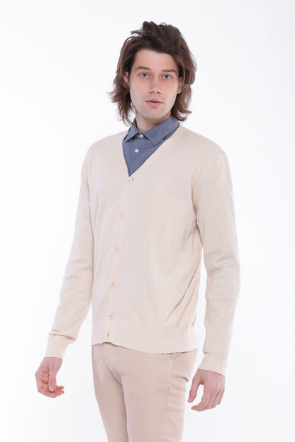 MAGLIA CARDIGAN MANO CASHMERE