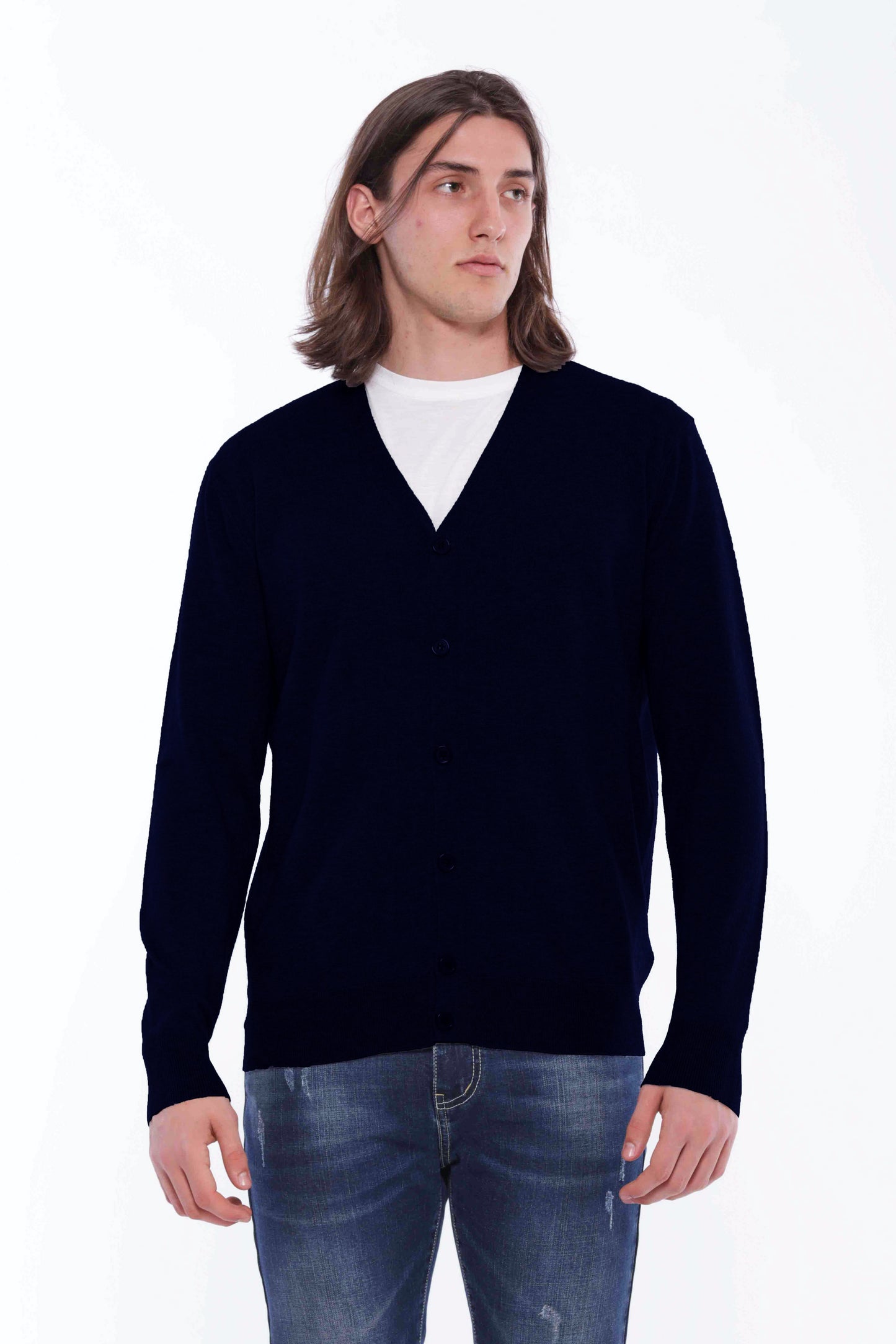 MAGLIA CARDIGAN MANO CASHMERE