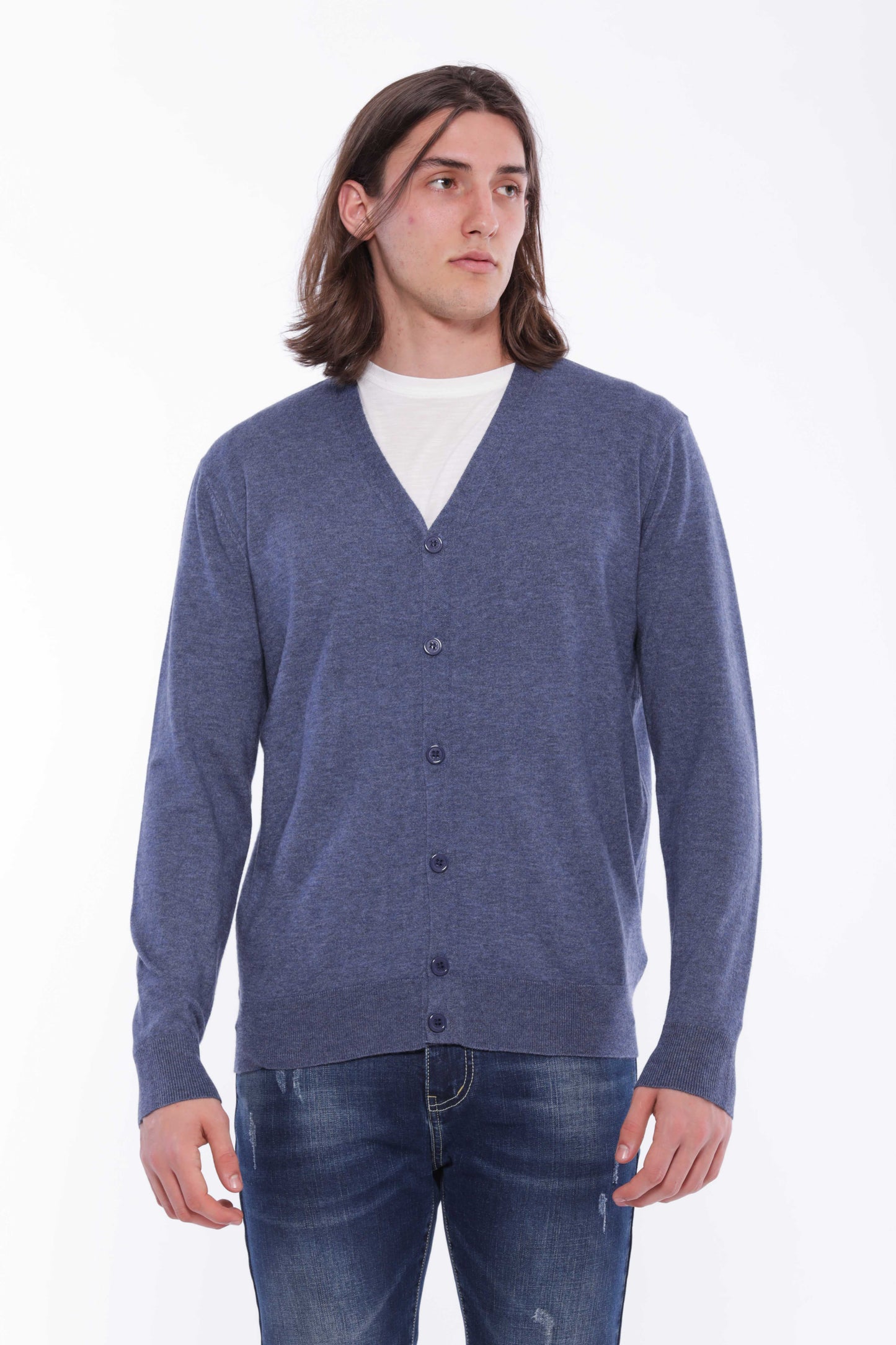 MAGLIA CARDIGAN MANO CASHMERE