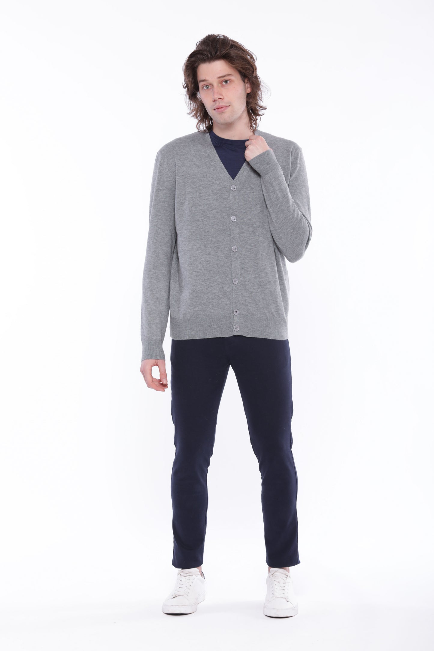 MAGLIA CARDIGAN MANO CASHMERE