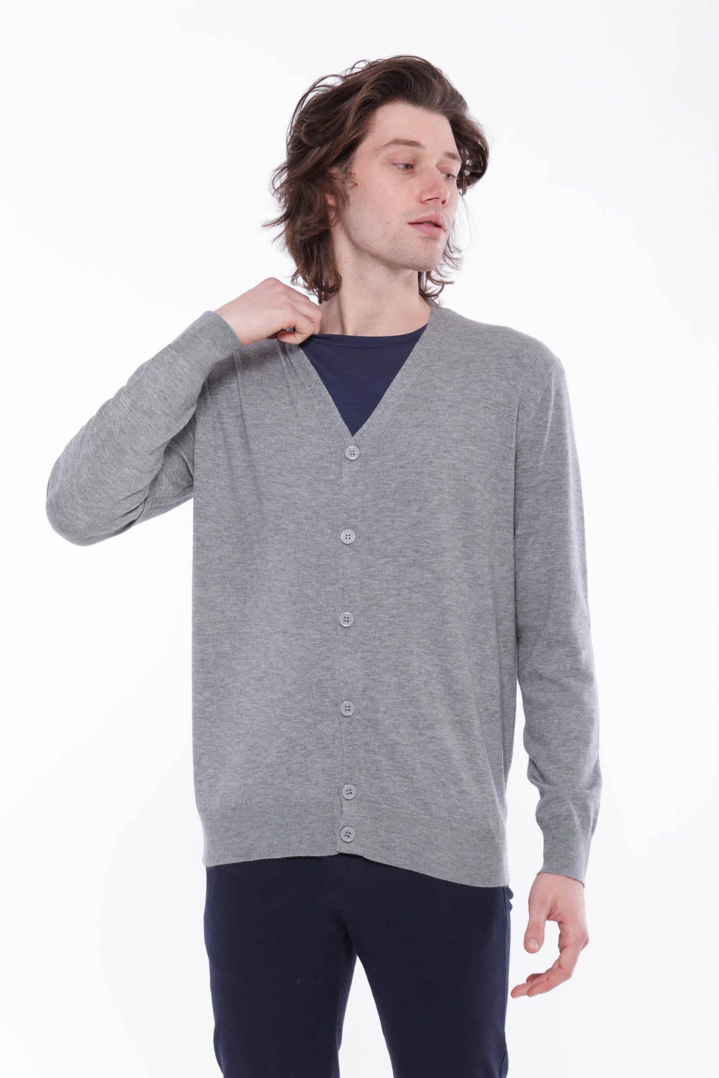 MAGLIA CARDIGAN MANO CASHMERE