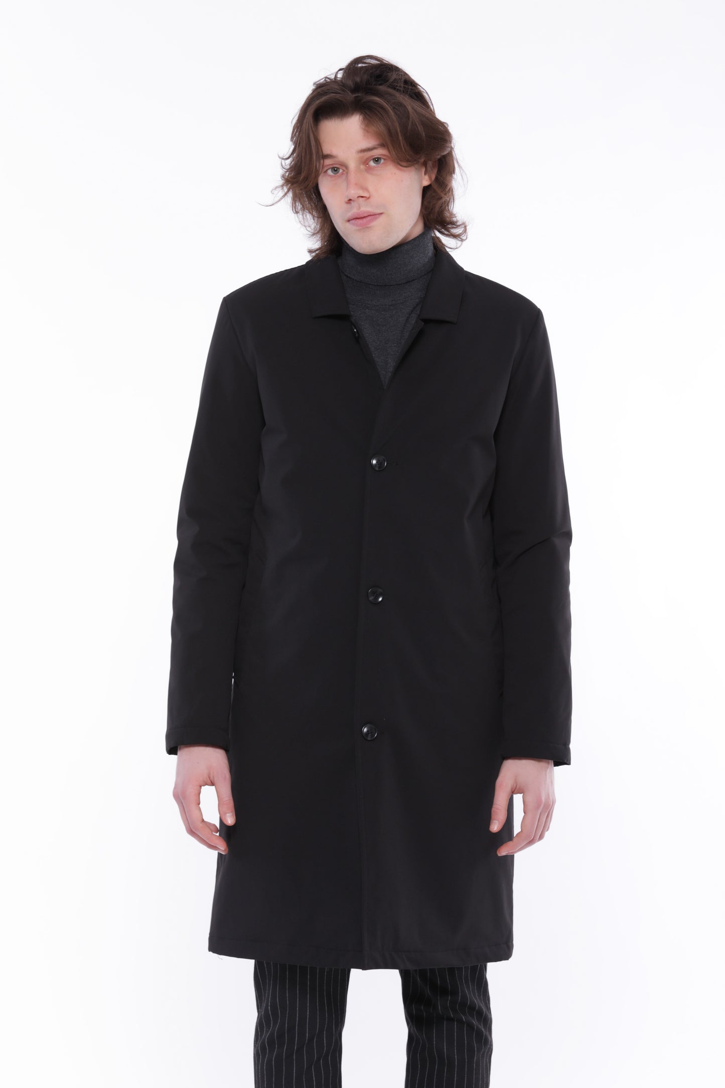 TRENCH IN NYLON IMBOTTITO