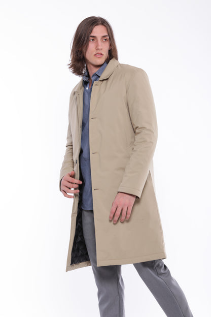 TRENCH IN NYLON IMBOTTITO