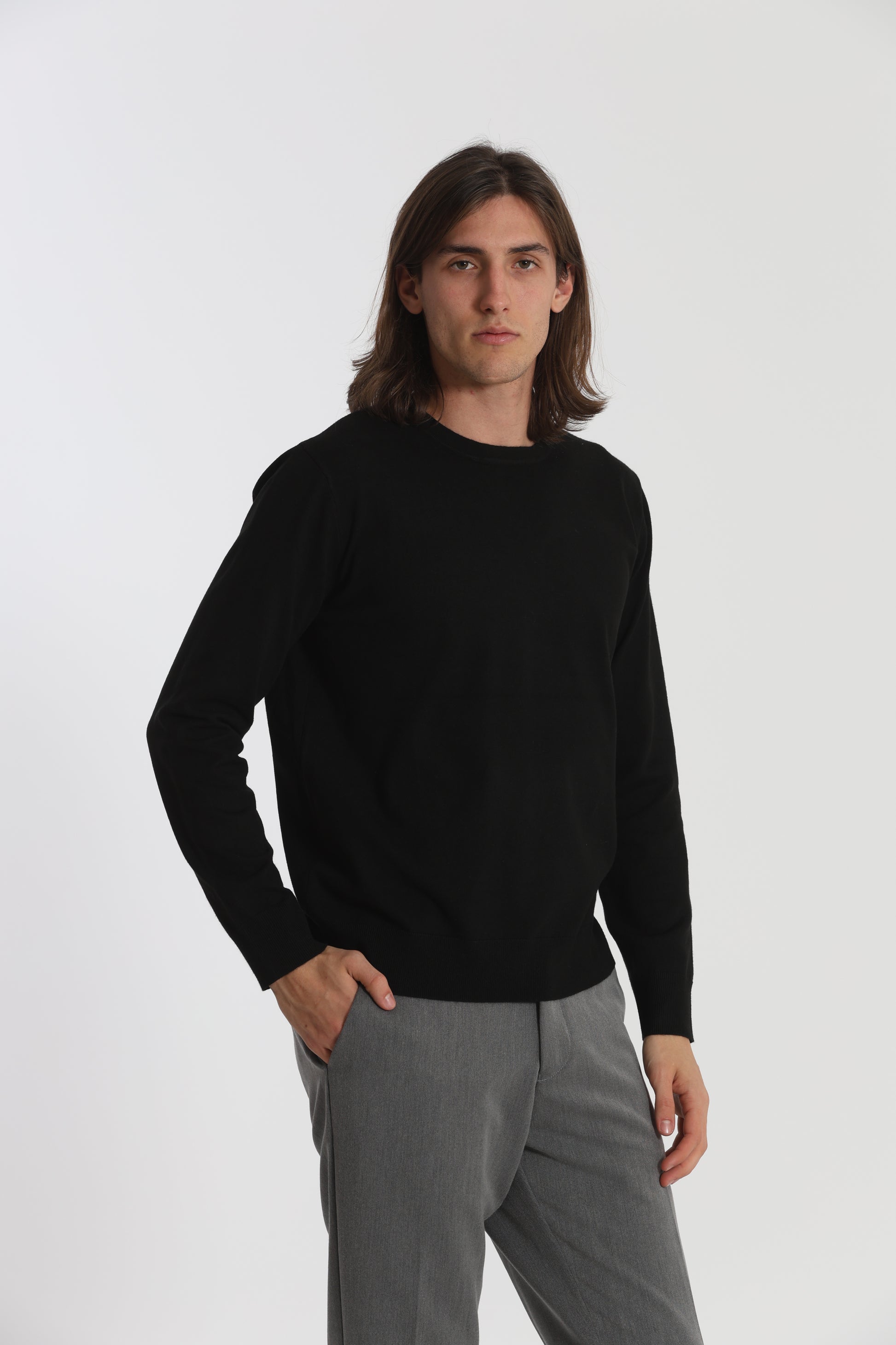 MAGLIA GIROCOLLO MANO CASHMERE