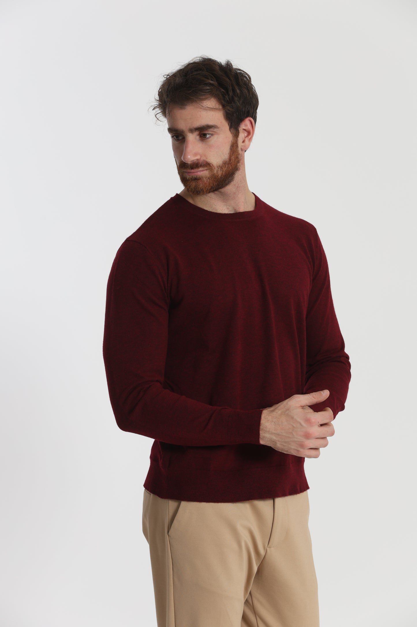 MAGLIA GIROCOLLO MANO CASHMERE