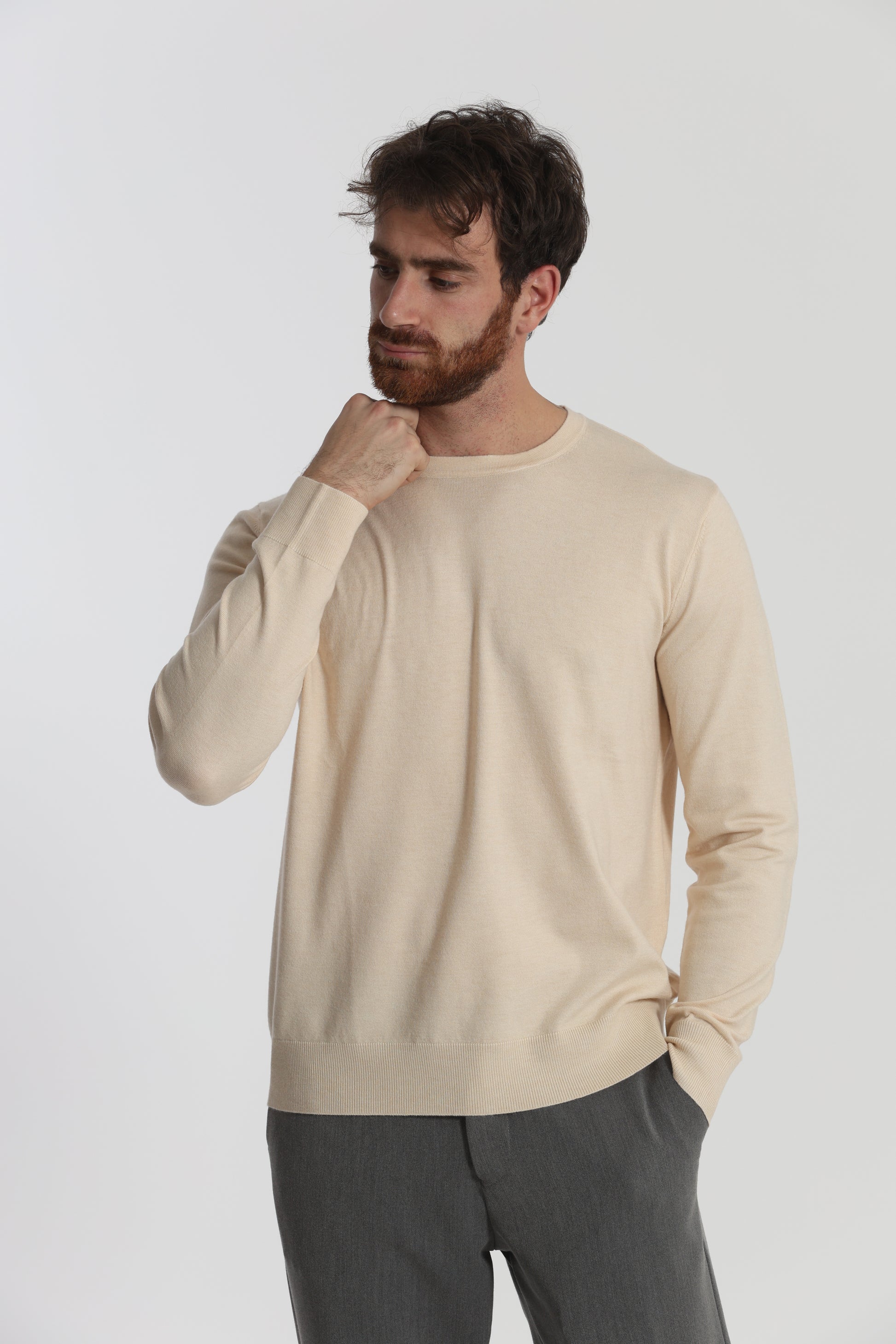 MAGLIA GIROCOLLO MANO CASHMERE