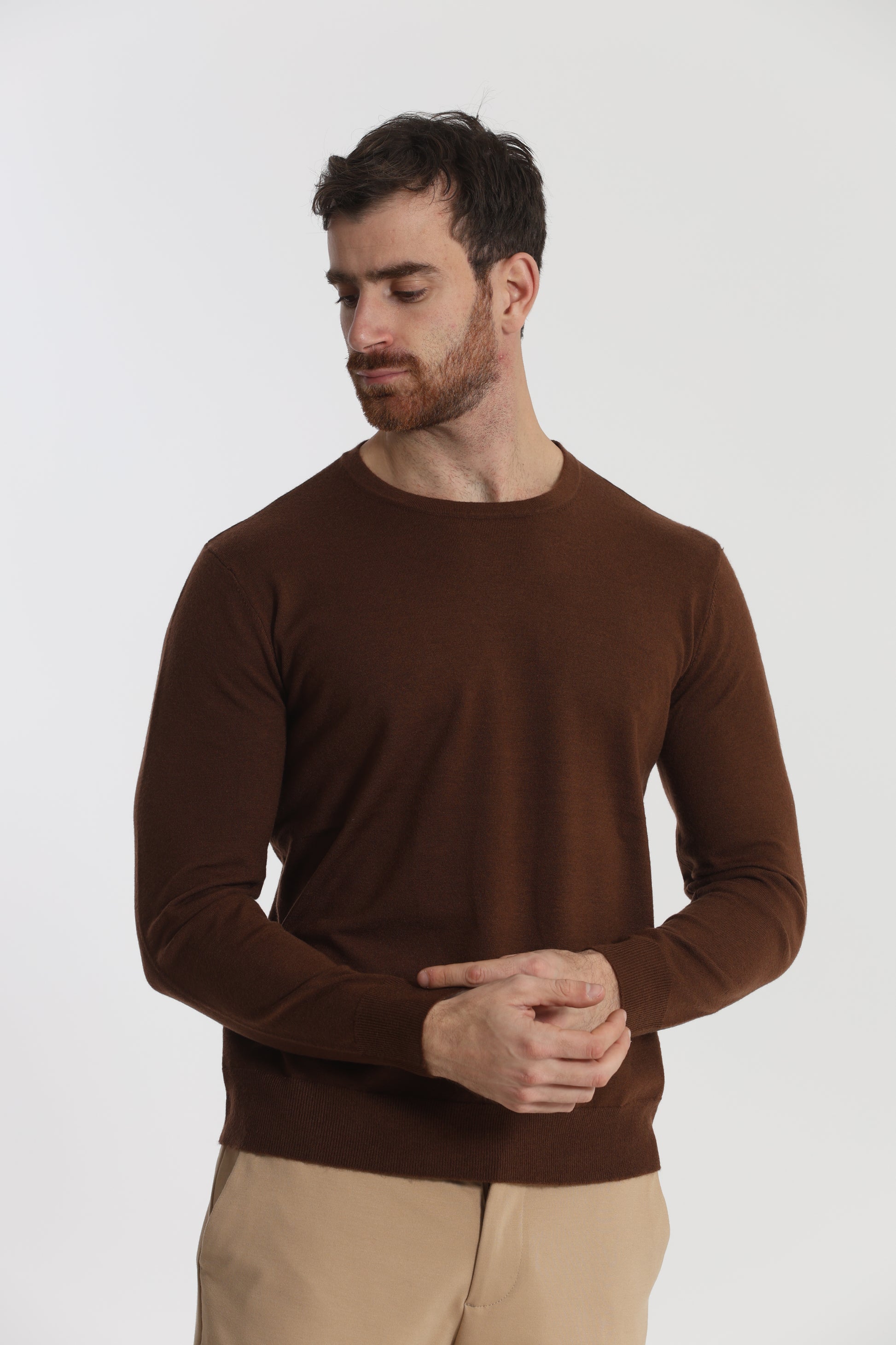 MAGLIA GIROCOLLO MANO CASHMERE