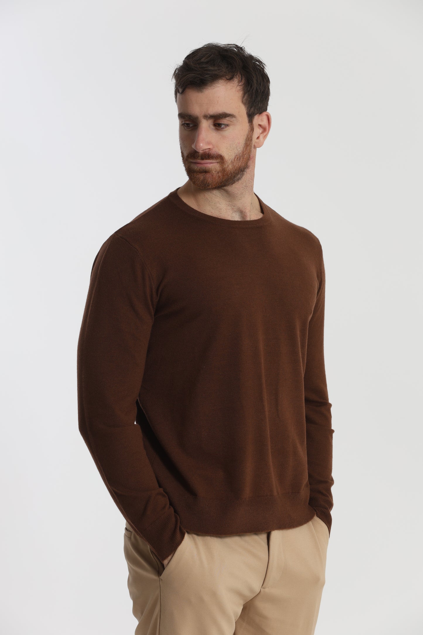 MAGLIA GIROCOLLO MANO CASHMERE