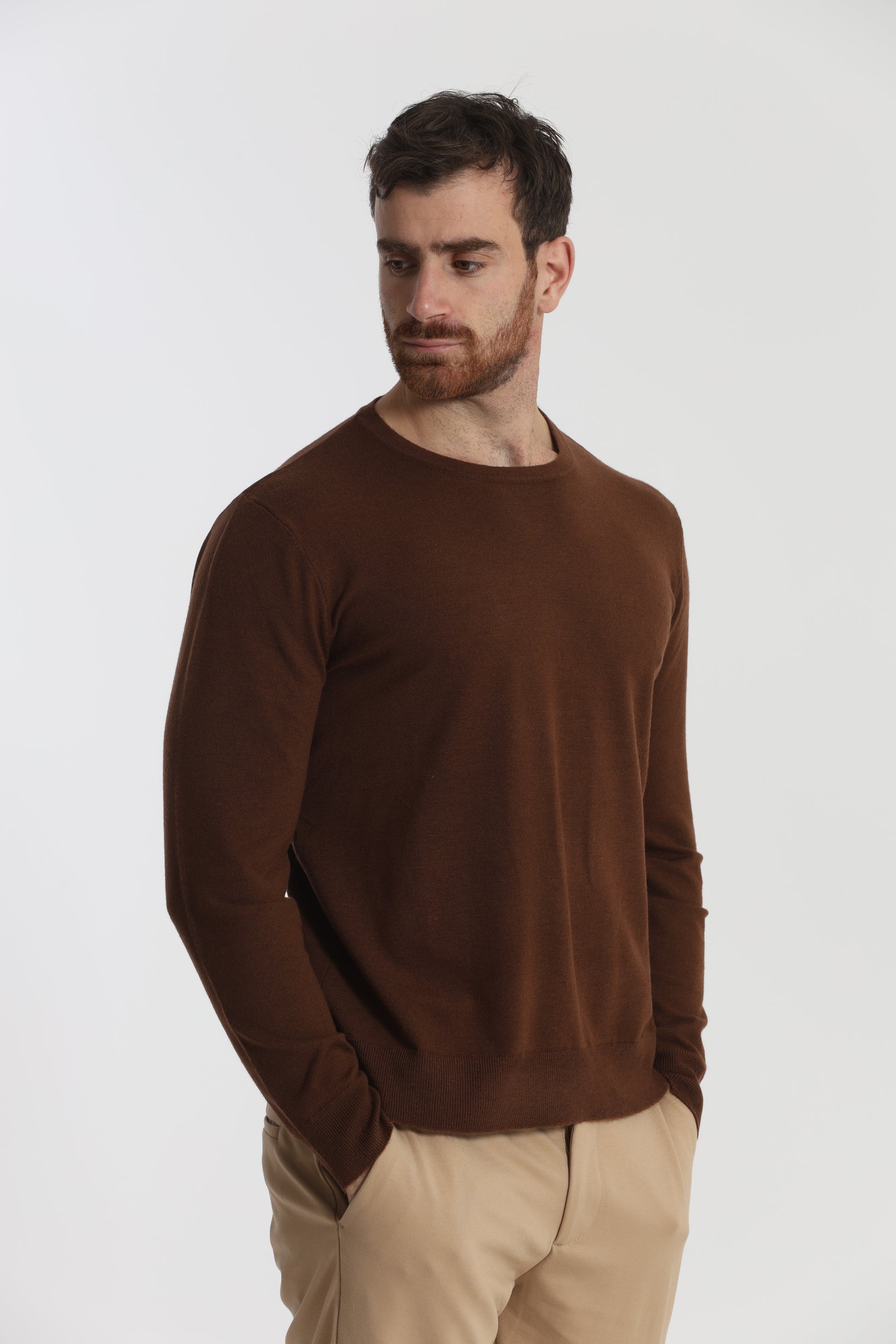 MAGLIA GIROCOLLO MANO CASHMERE