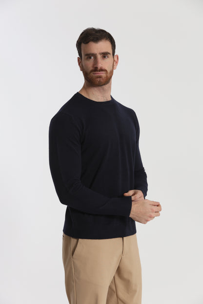 MAGLIA GIROCOLLO MANO CASHMERE