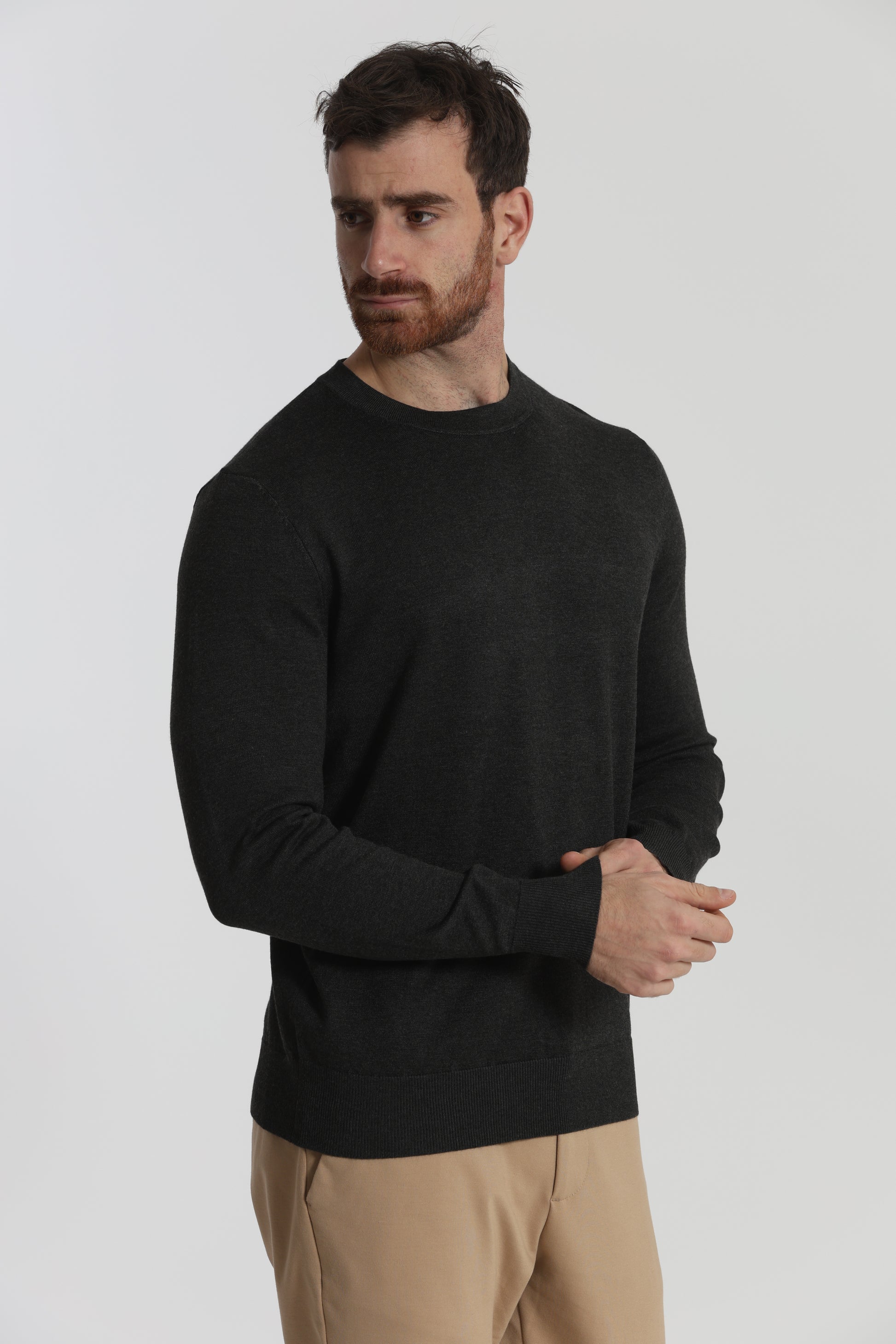 MAGLIA GIROCOLLO MANO CASHMERE