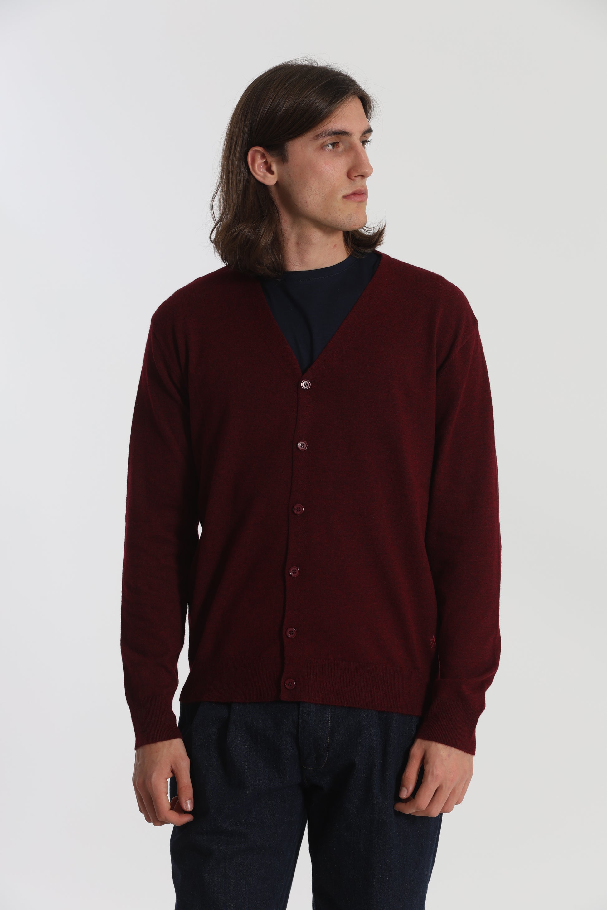 MAGLIA CARDIGAN MANO CASHMERE