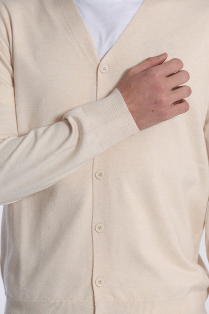 MAGLIA CARDIGAN MANO CASHMERE