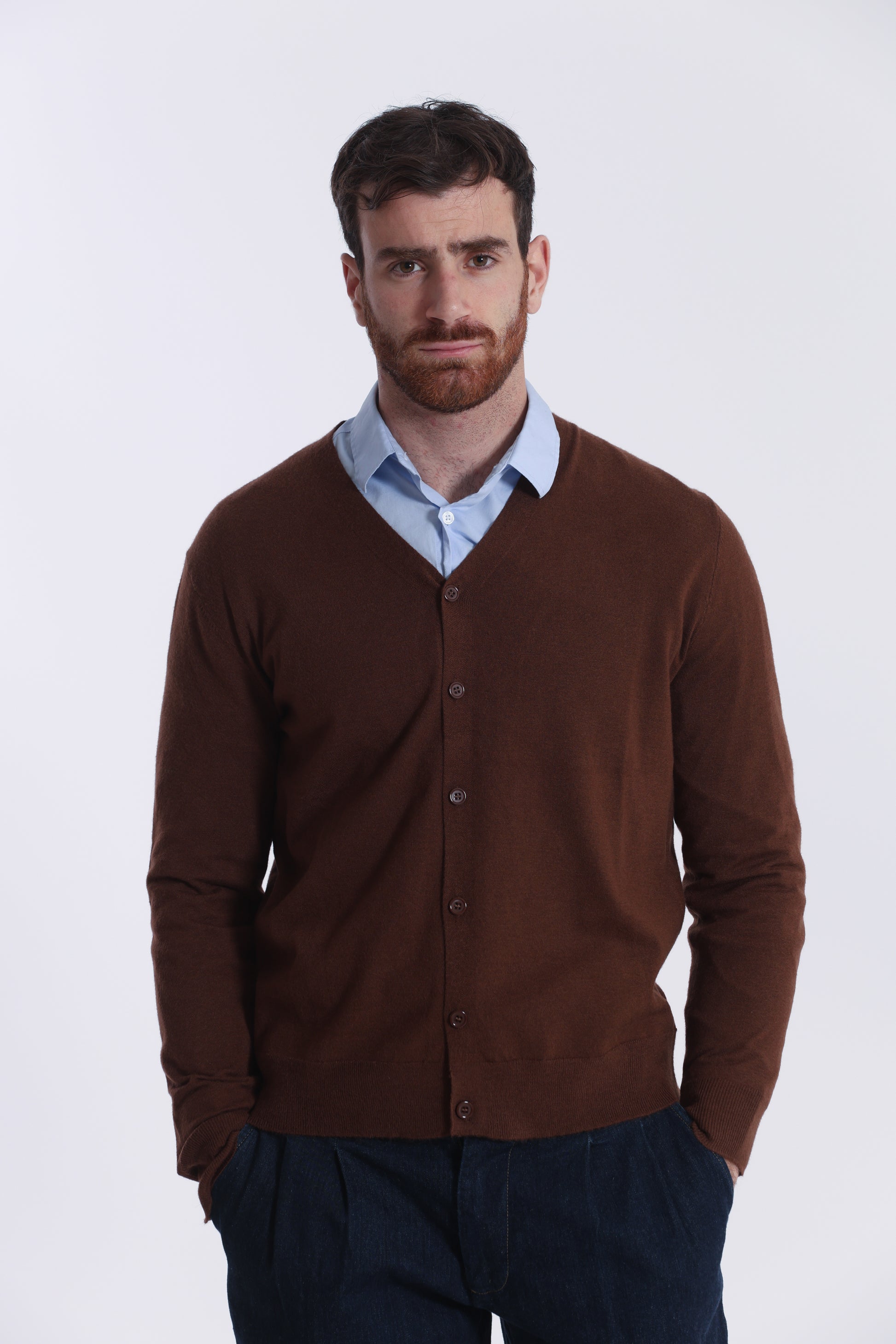 MAGLIA CARDIGAN MANO CASHMERE