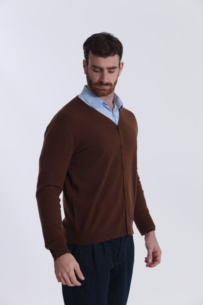 MAGLIA CARDIGAN MANO CASHMERE