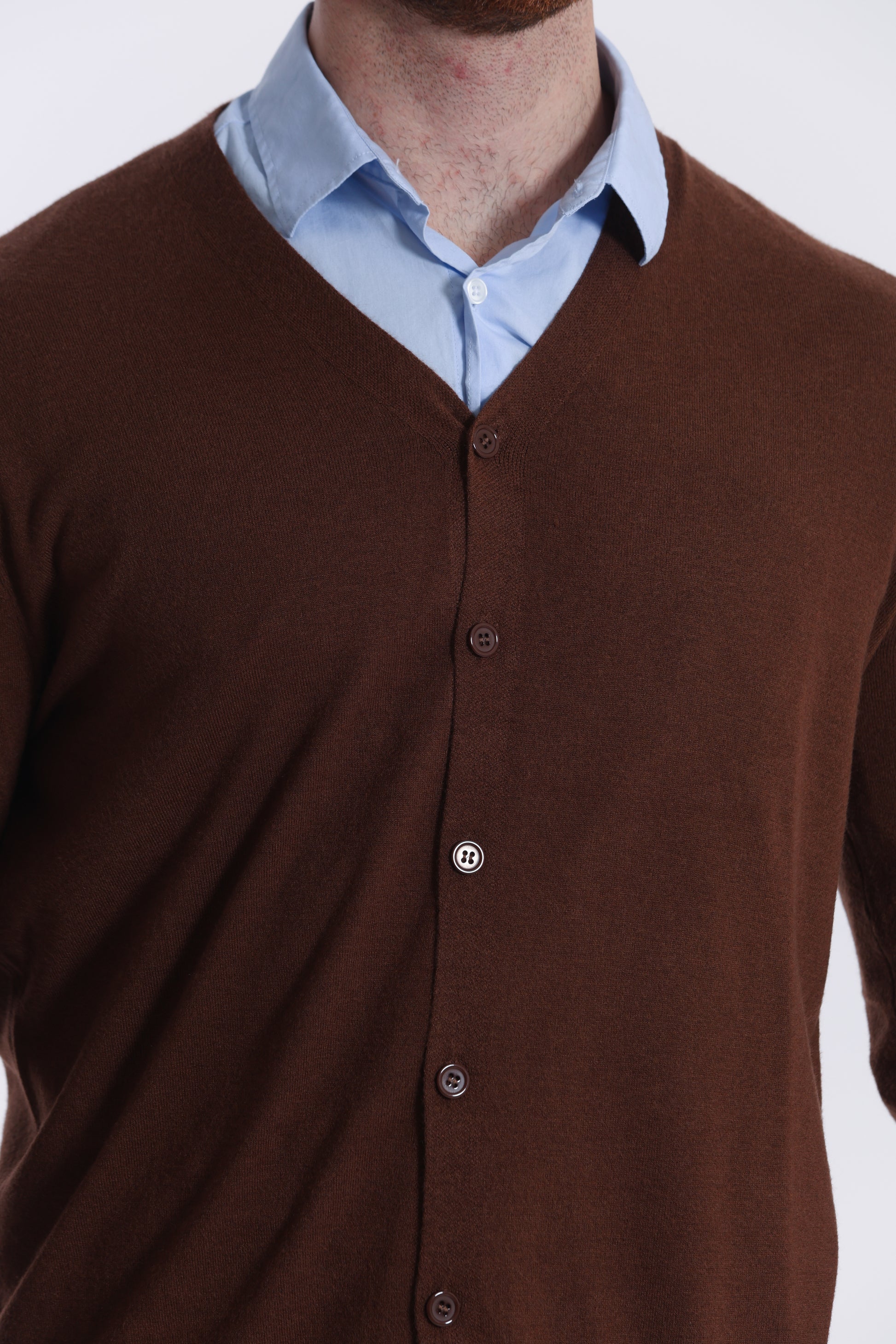 MAGLIA CARDIGAN MANO CASHMERE