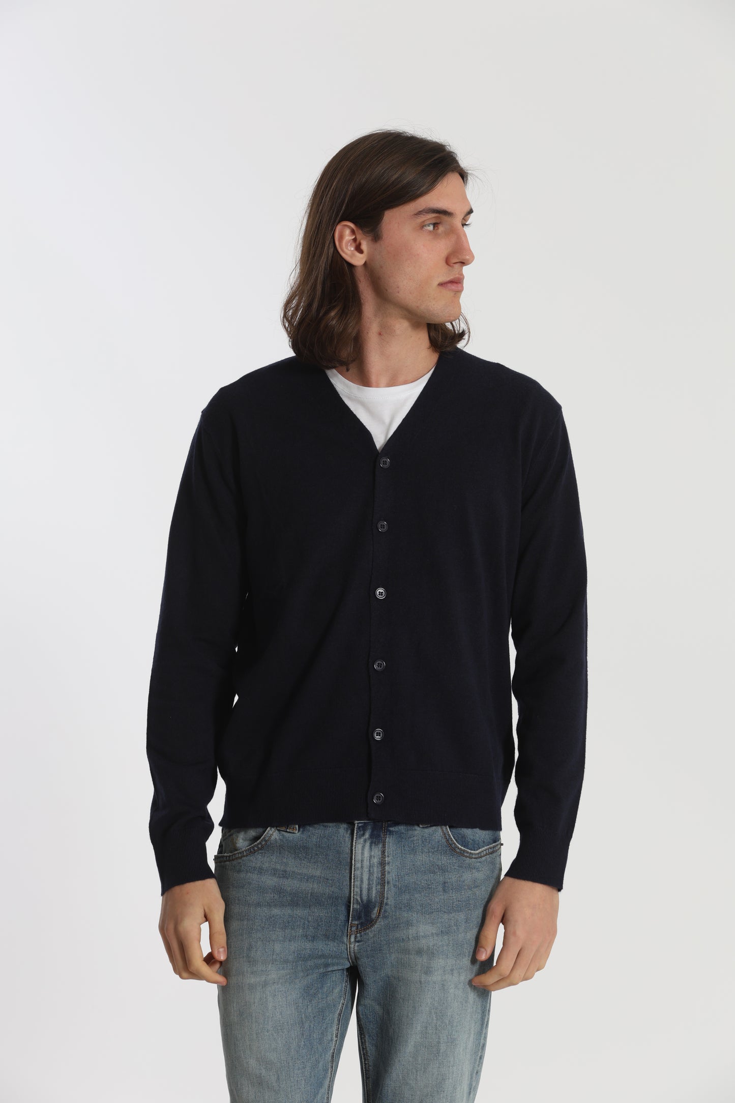 MAGLIA CARDIGAN MANO CASHMERE