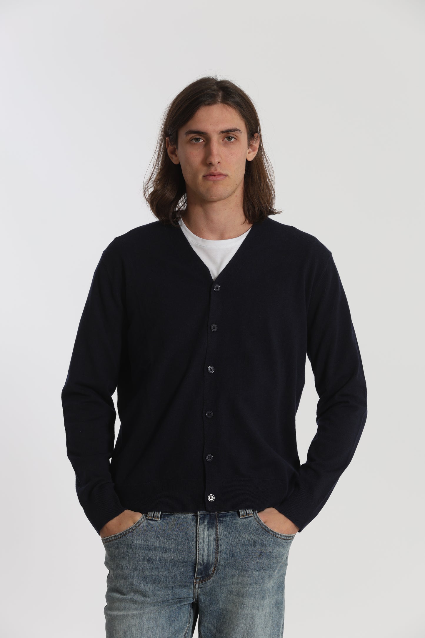 MAGLIA CARDIGAN MANO CASHMERE