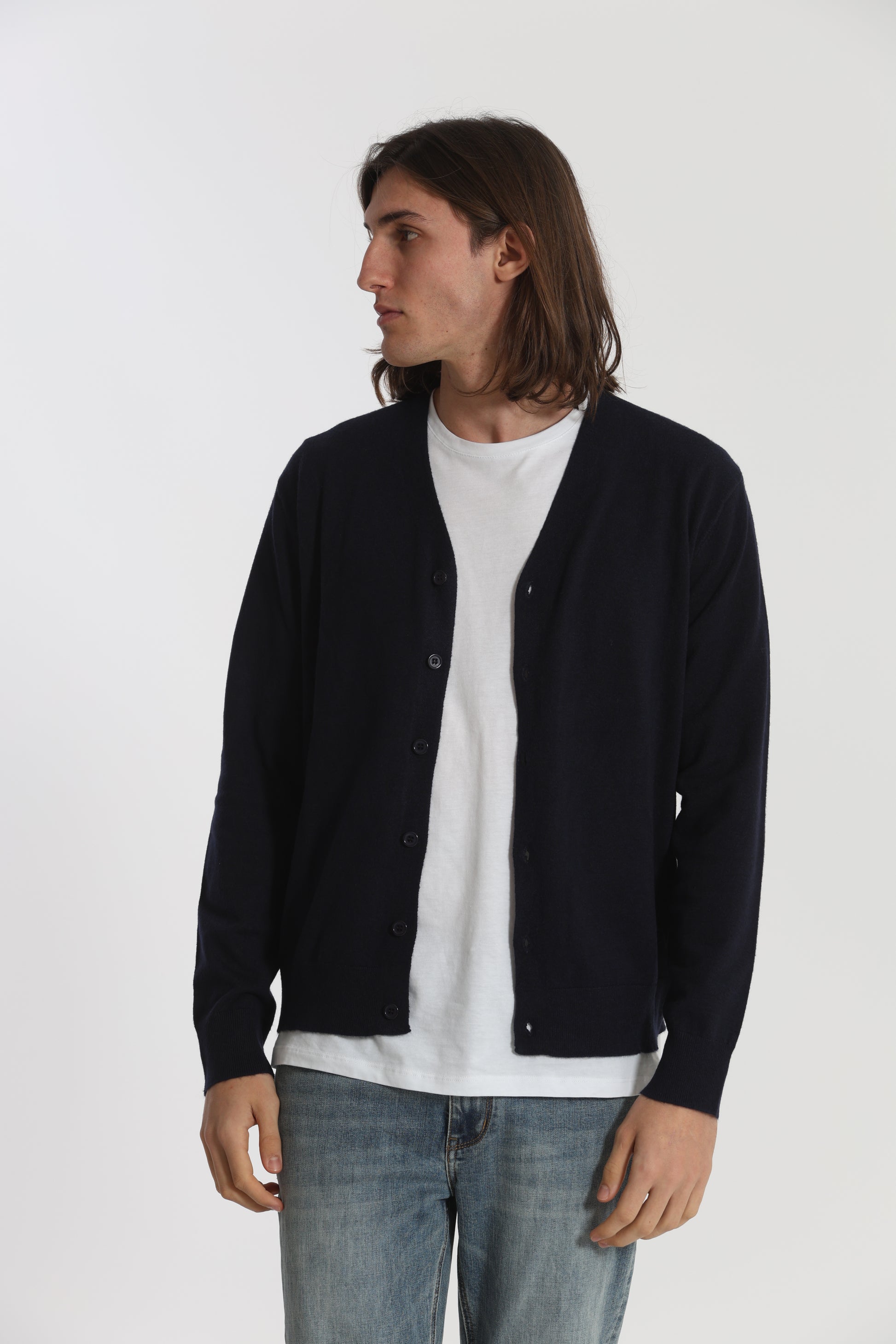 MAGLIA CARDIGAN MANO CASHMERE