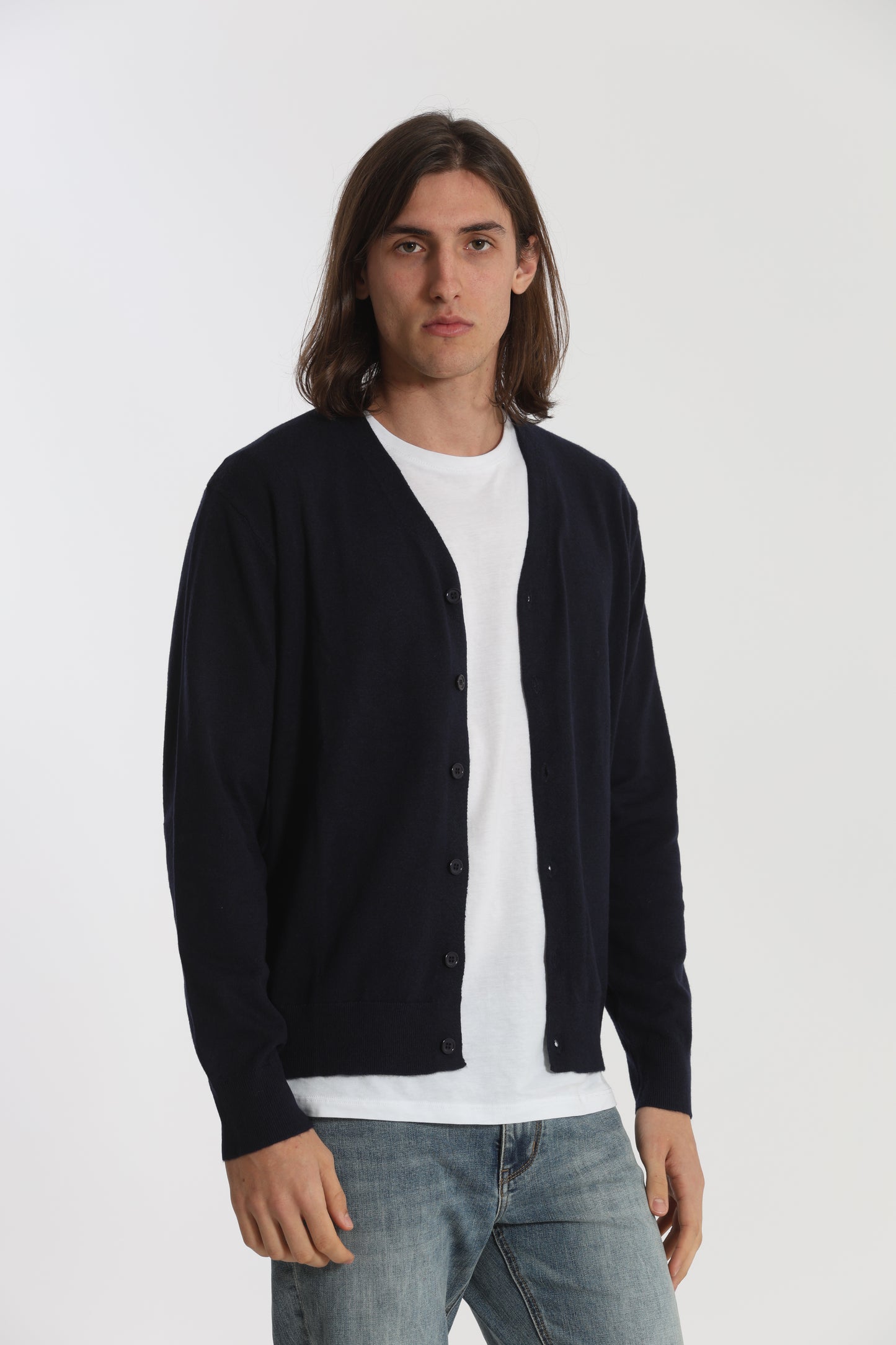 MAGLIA CARDIGAN MANO CASHMERE