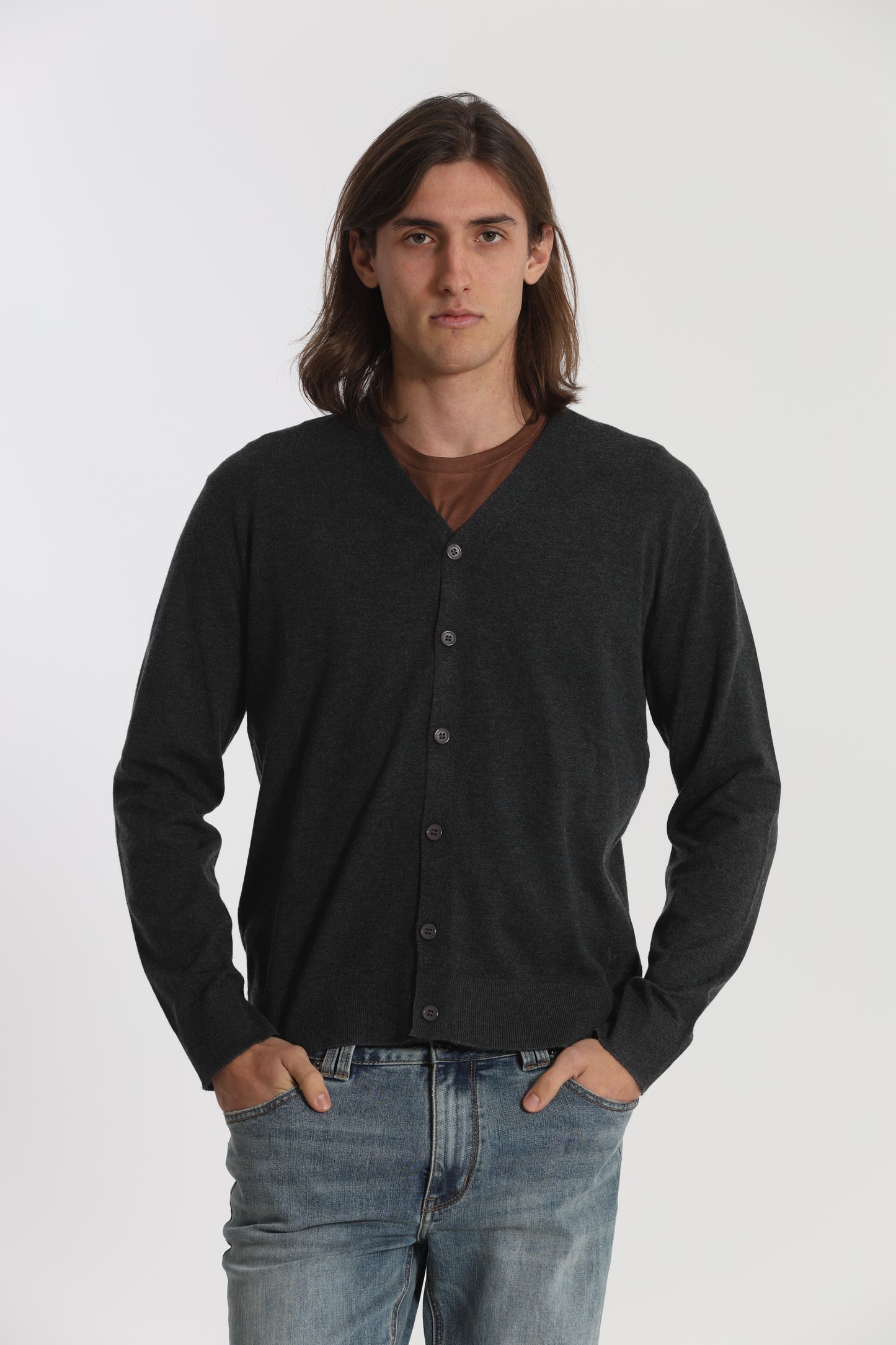 MAGLIA CARDIGAN MANO CASHMERE