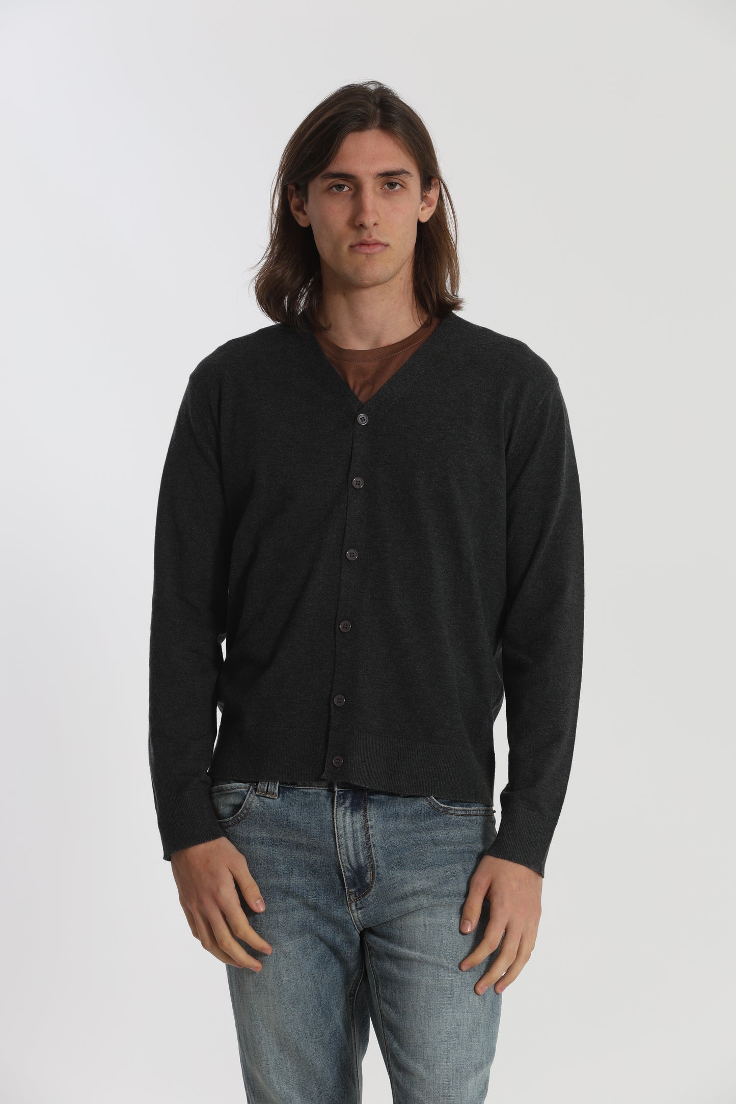 MAGLIA CARDIGAN MANO CASHMERE