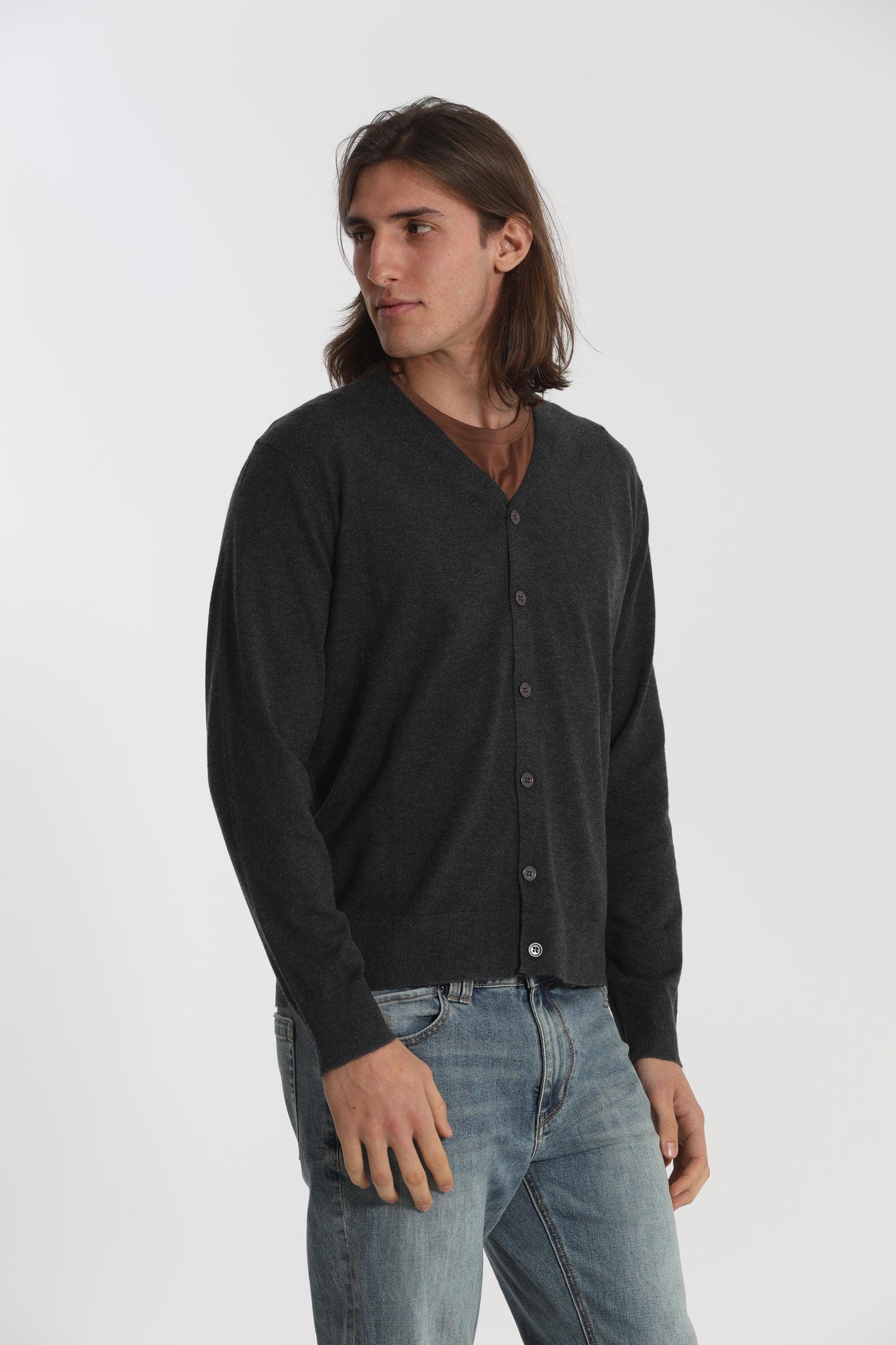 MAGLIA CARDIGAN MANO CASHMERE