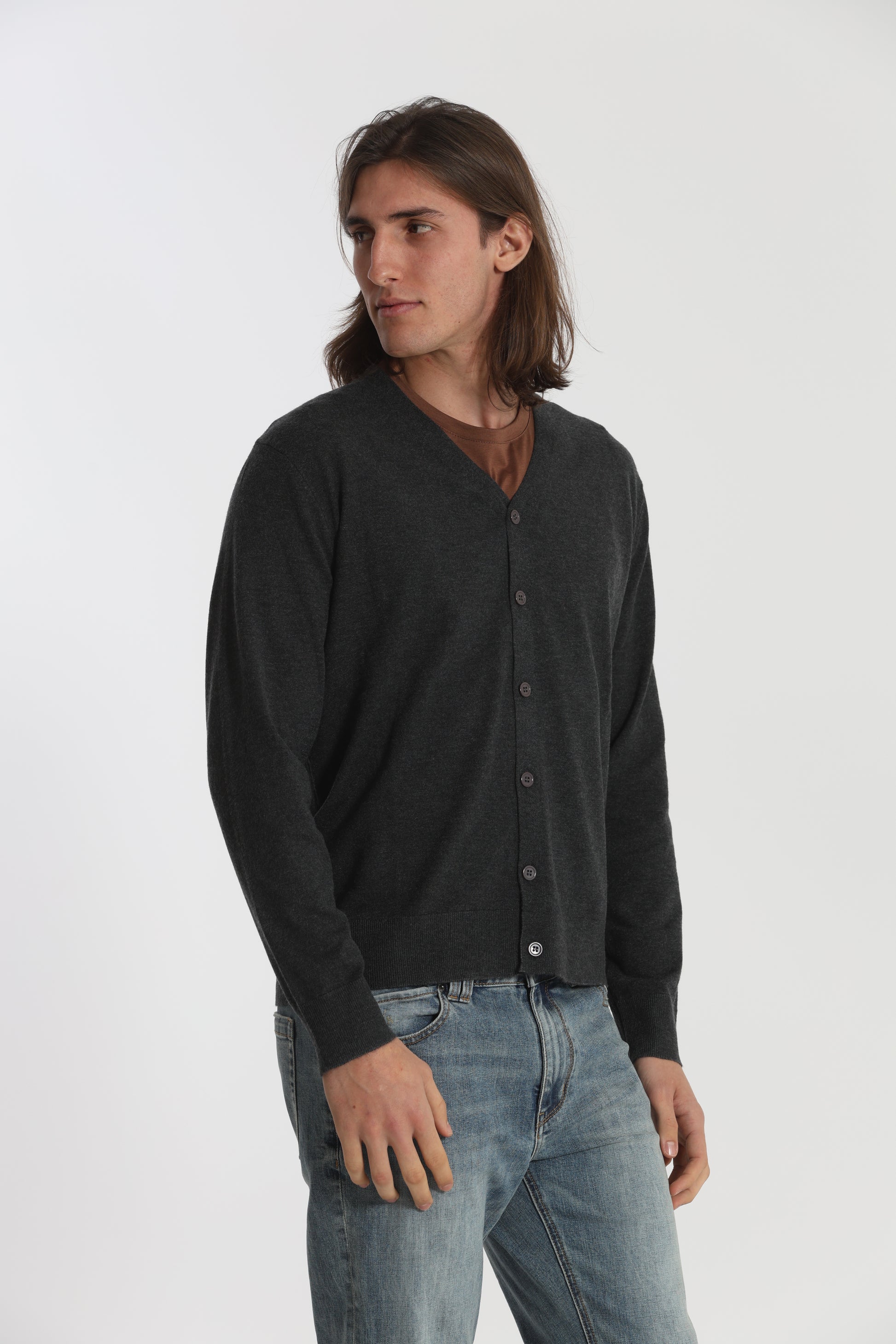 MAGLIA CARDIGAN MANO CASHMERE