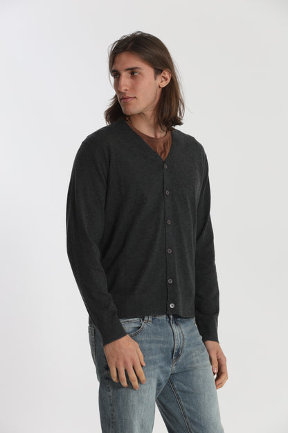 MAGLIA CARDIGAN MANO CASHMERE