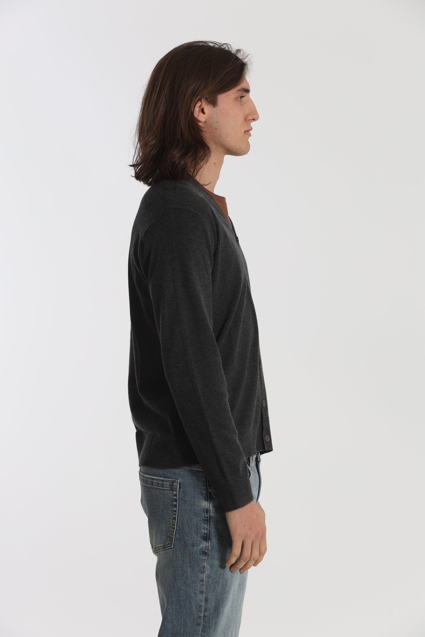 MAGLIA CARDIGAN MANO CASHMERE