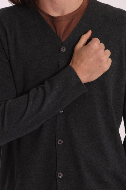 MAGLIA CARDIGAN MANO CASHMERE