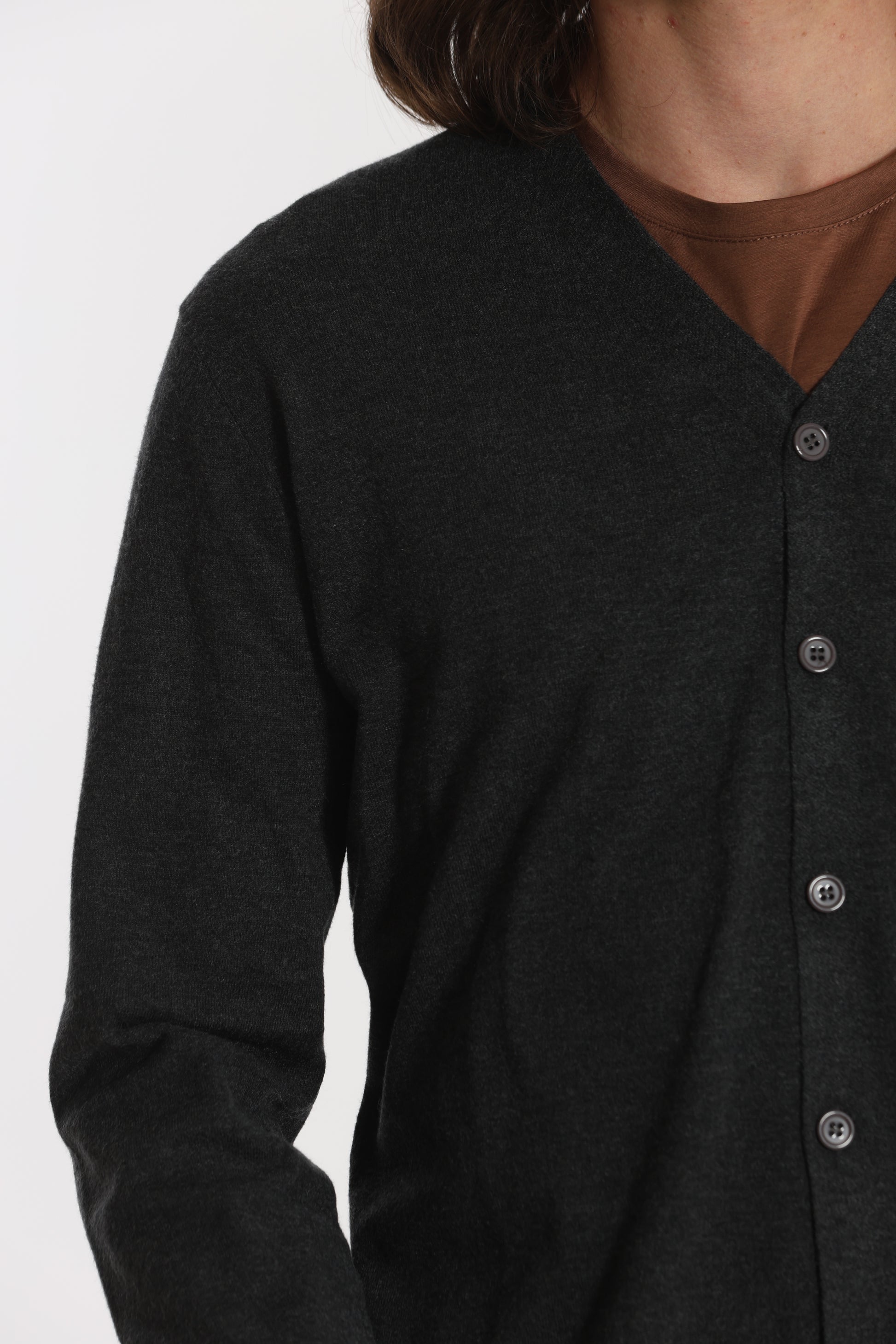 MAGLIA CARDIGAN MANO CASHMERE