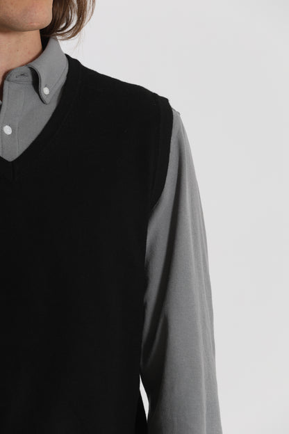 GILET IN MAGLIA MANO CASHMERE