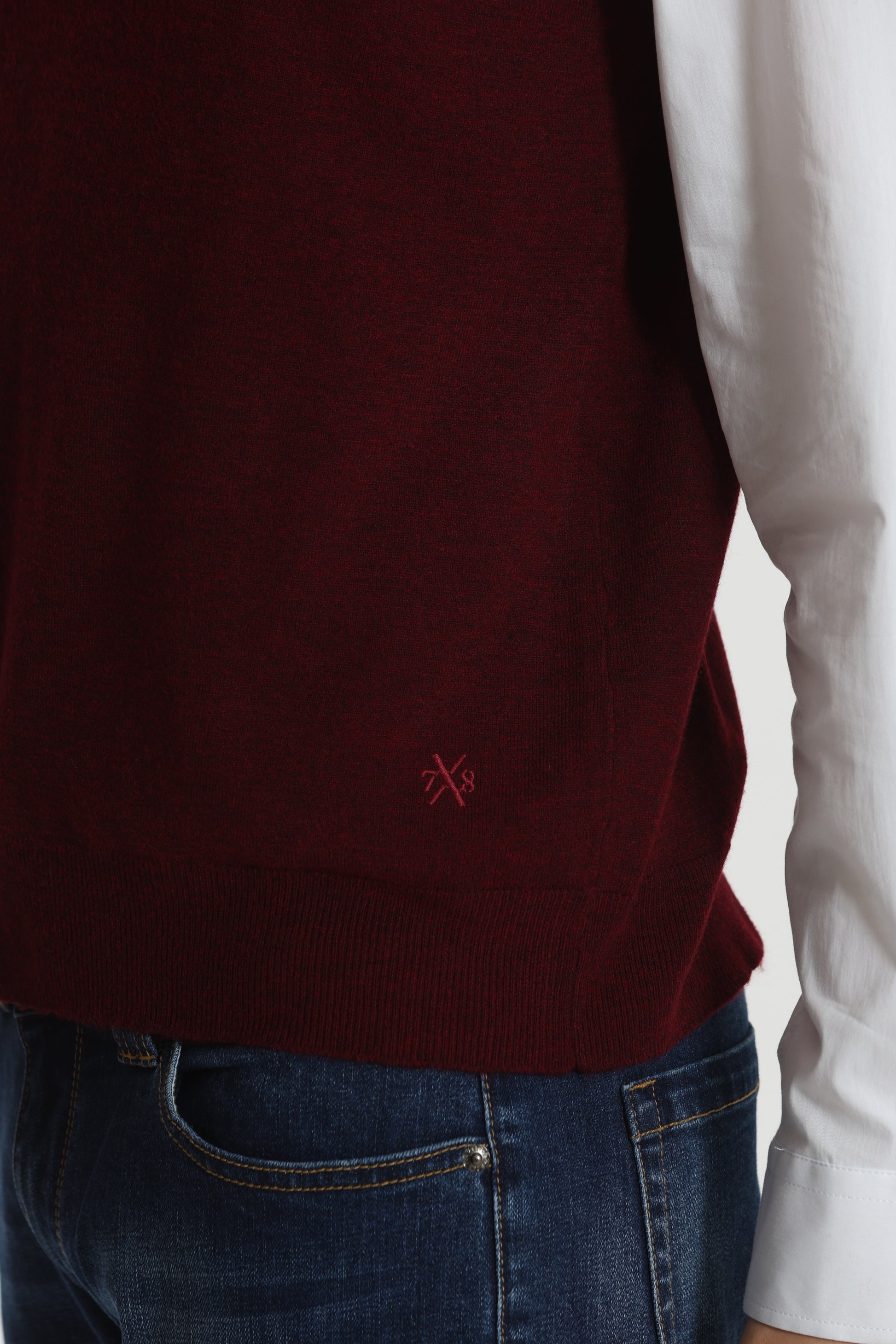 GILET IN MAGLIA MANO CASHMERE