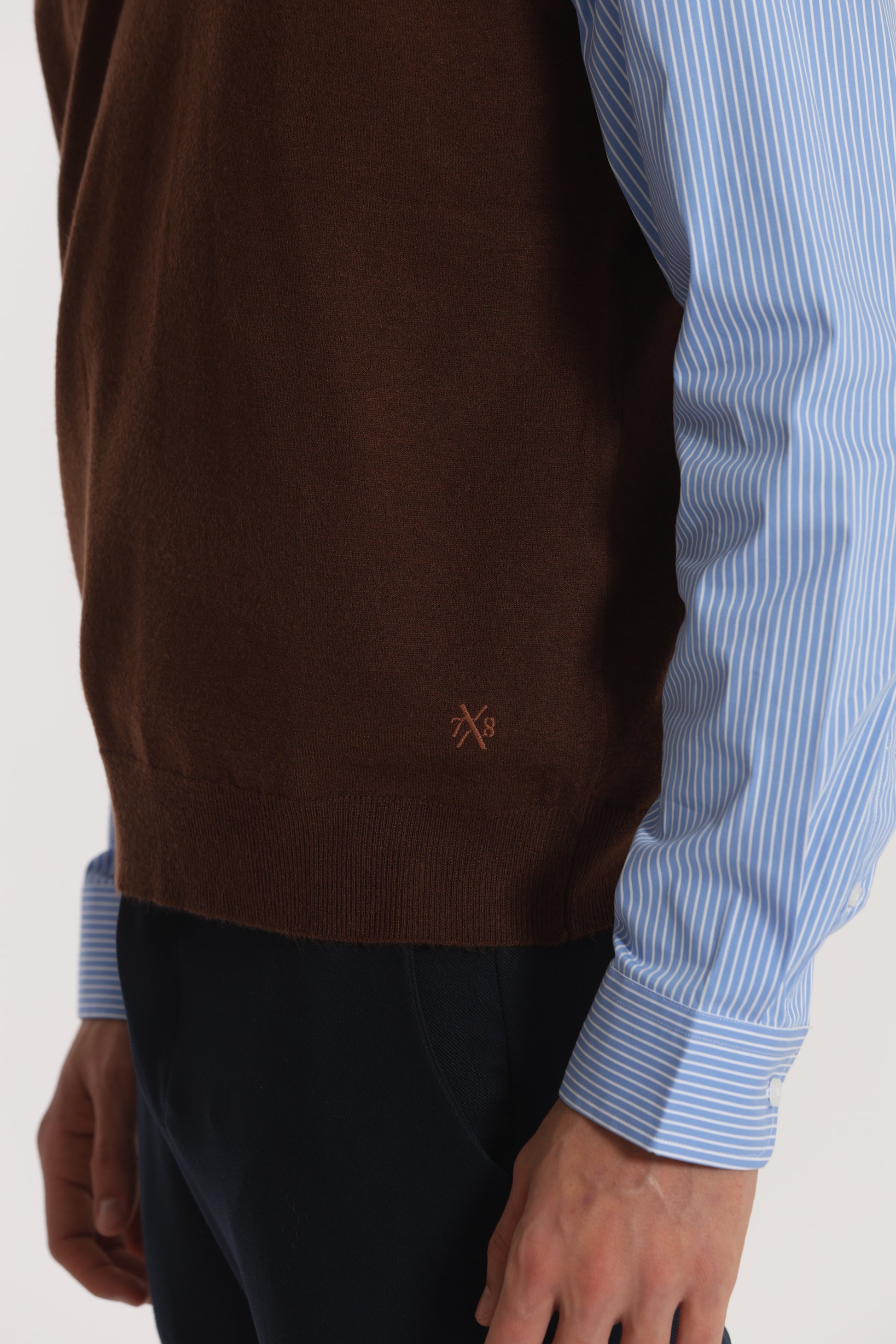 GILET IN MAGLIA MANO CASHMERE