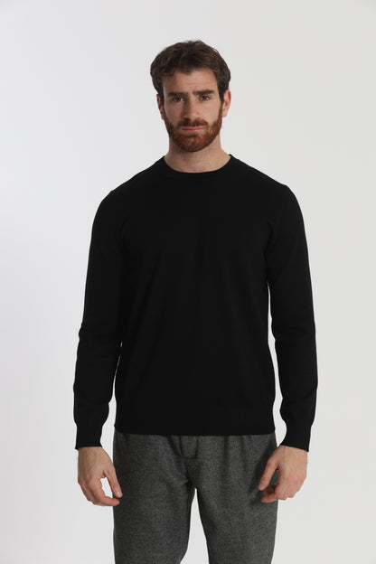 MAGLIA GIROCOLLO BASICA