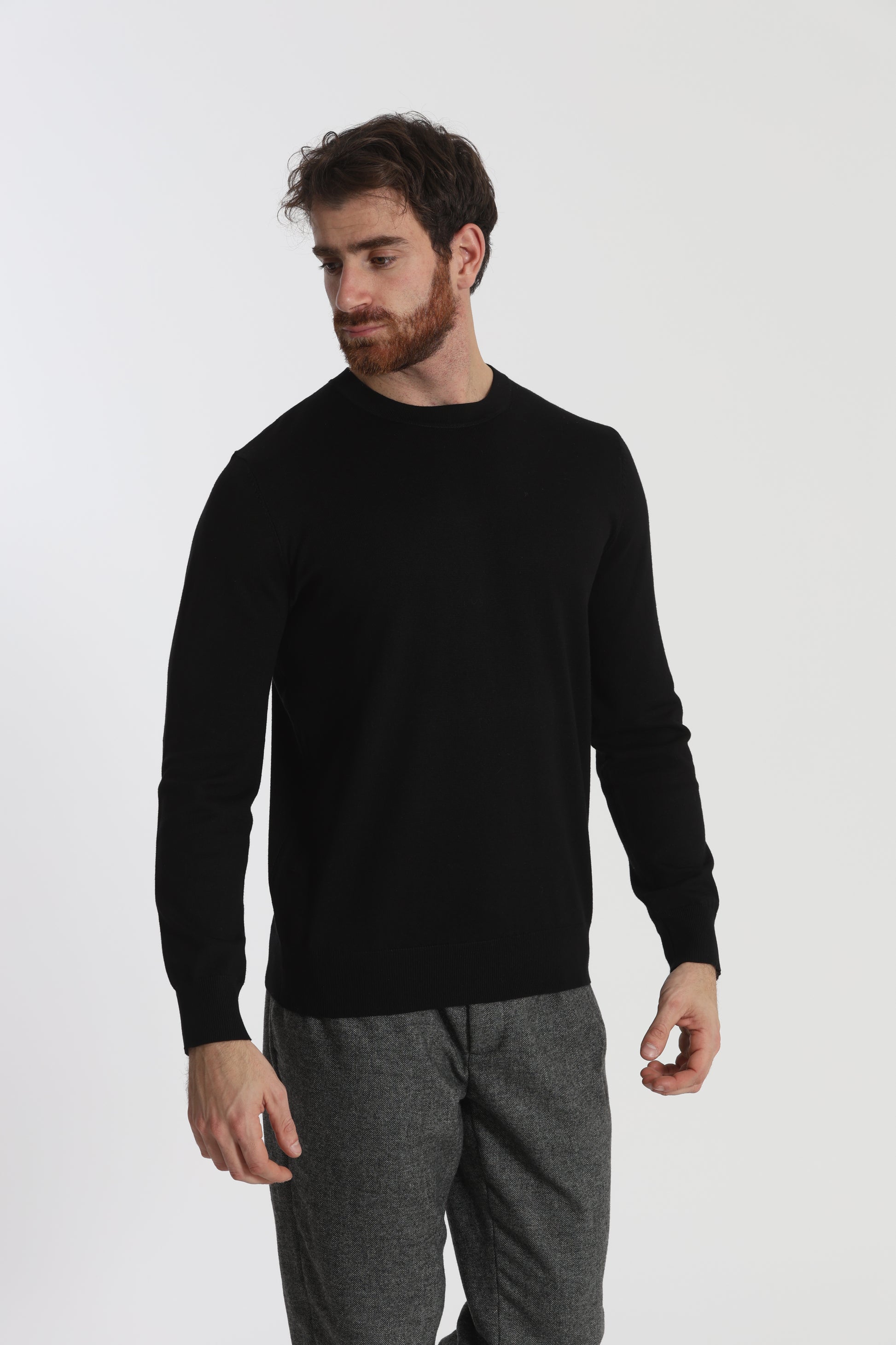 MAGLIA GIROCOLLO BASICA