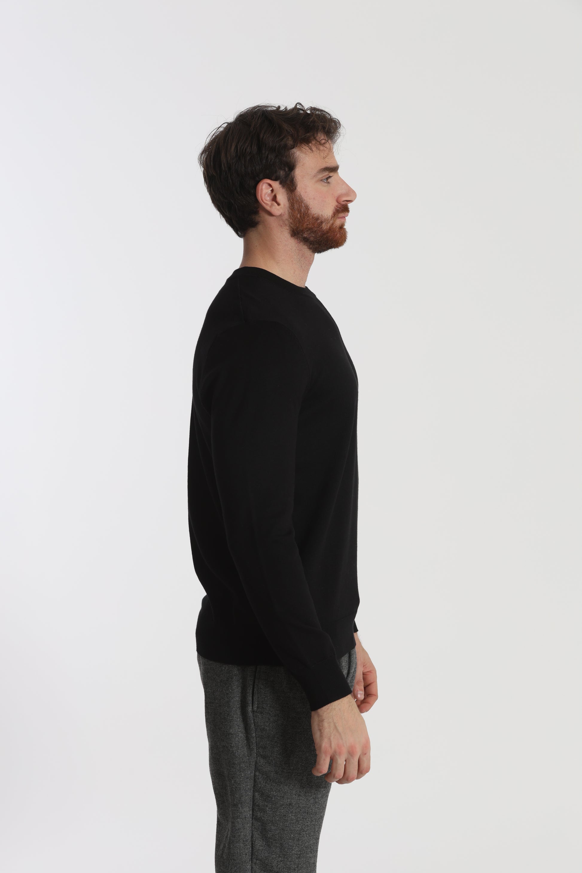 MAGLIA GIROCOLLO BASICA