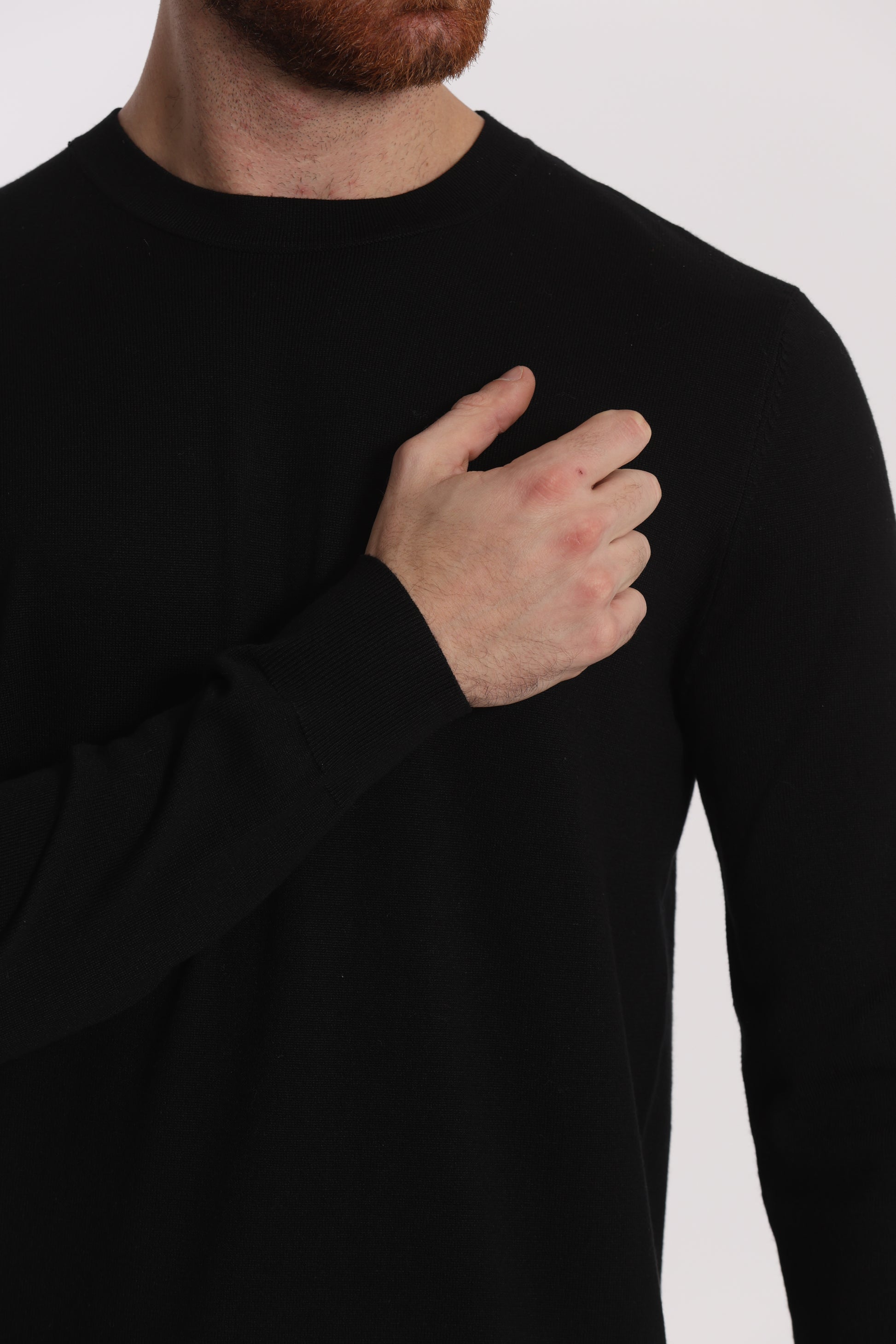 MAGLIA GIROCOLLO BASICA