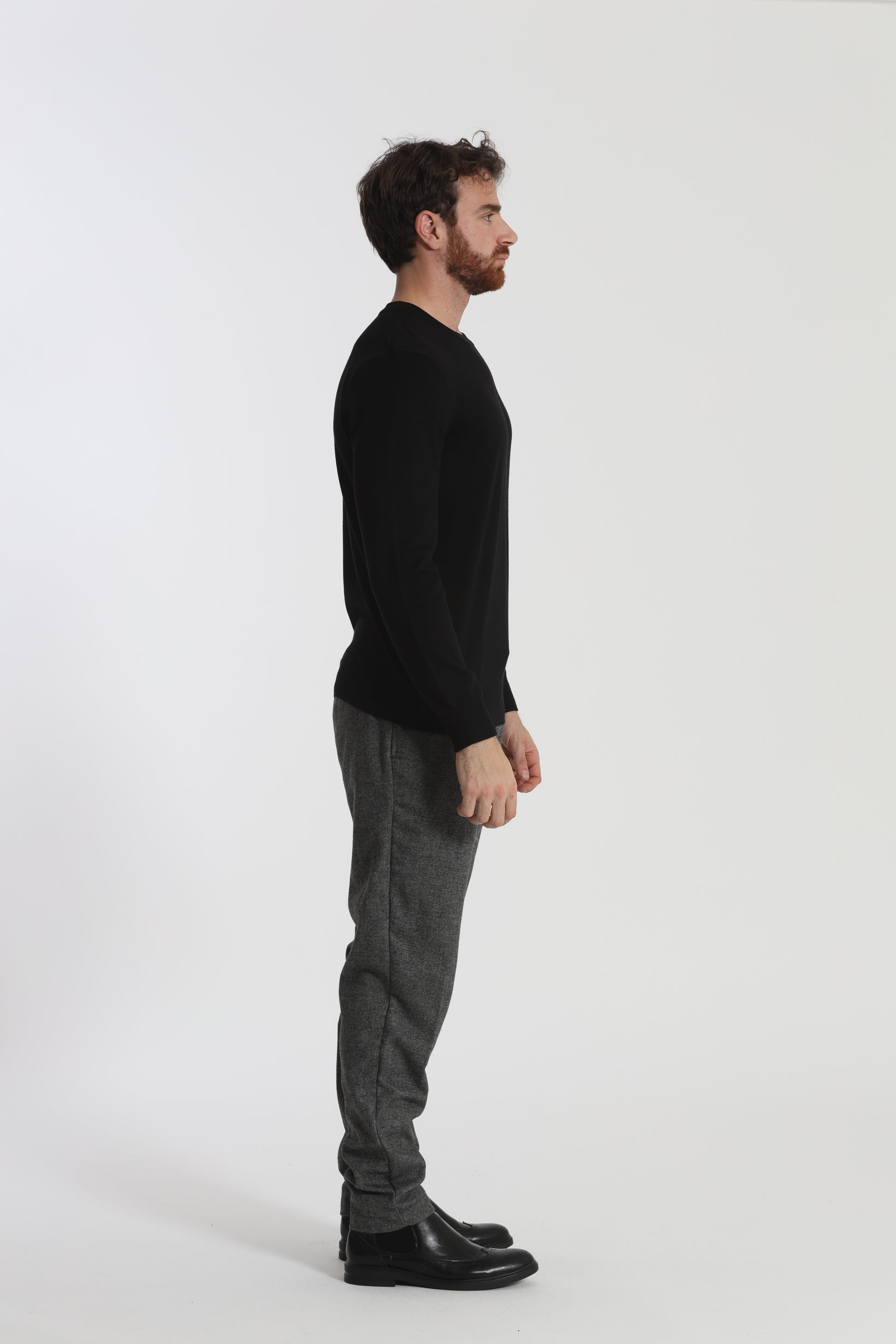 MAGLIA GIROCOLLO BASICA