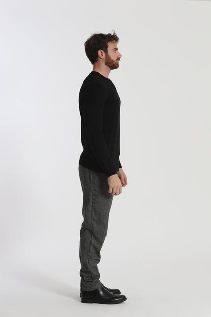 MAGLIA GIROCOLLO BASICA