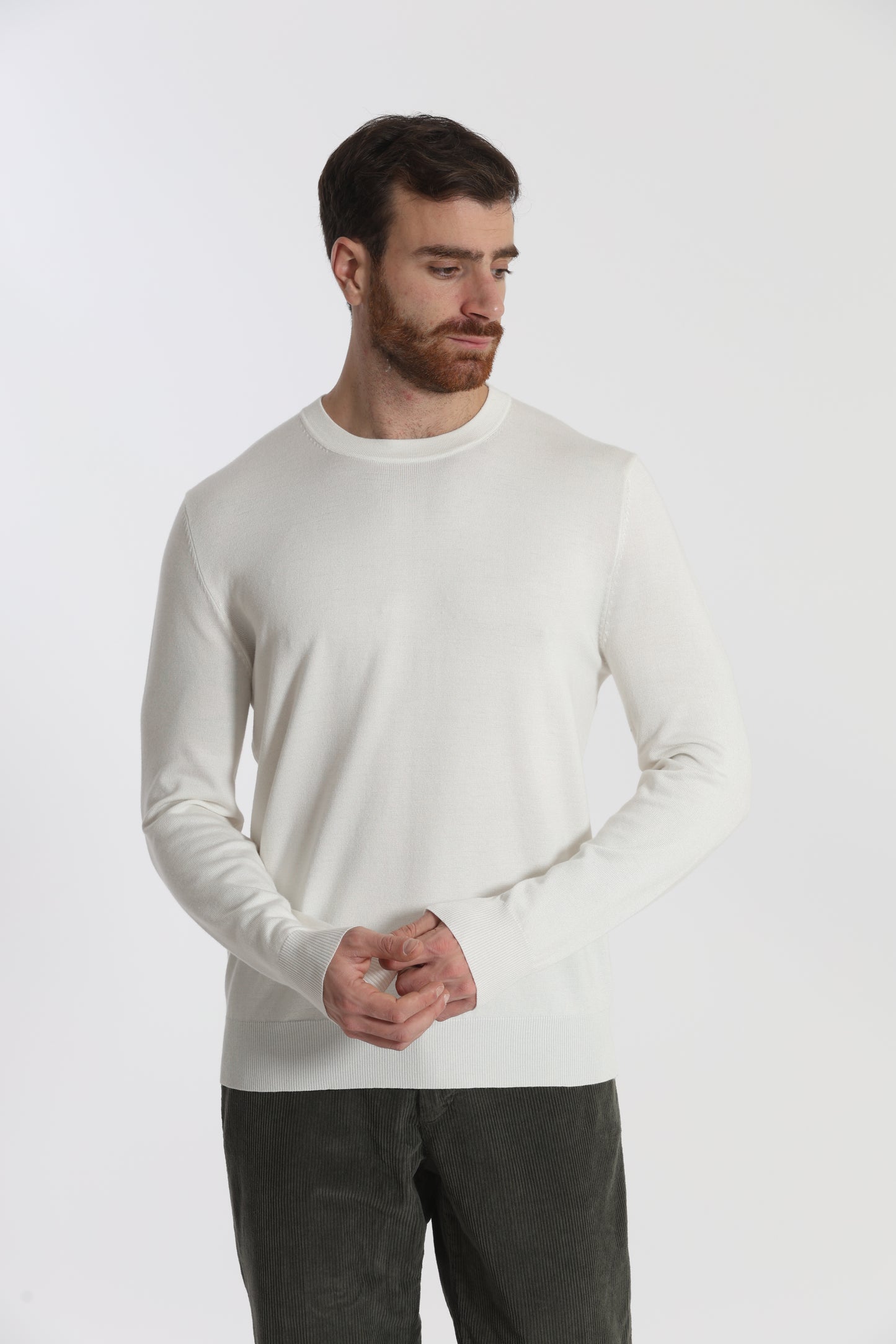 MAGLIA GIROCOLLO BASICA