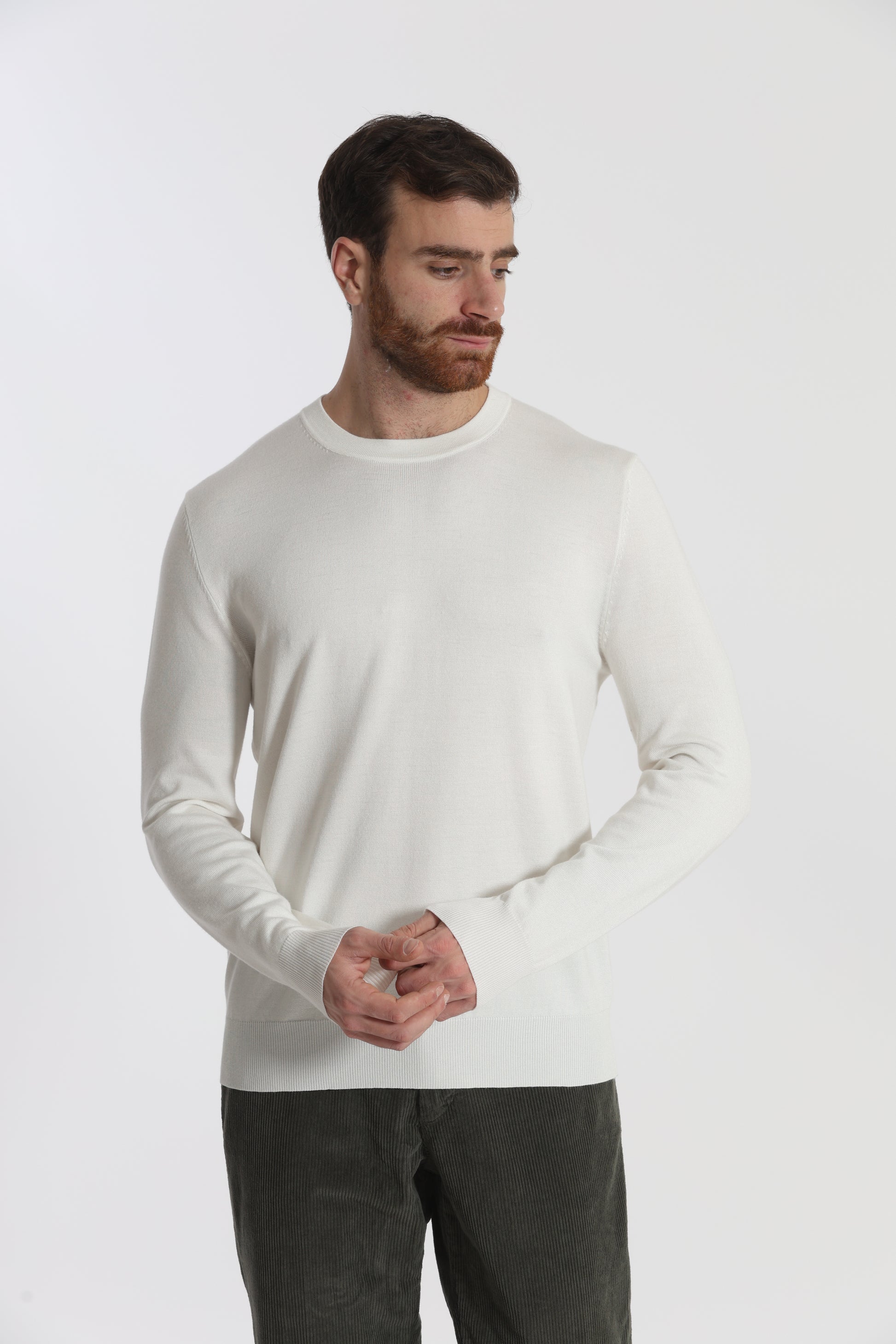 MAGLIA GIROCOLLO BASICA