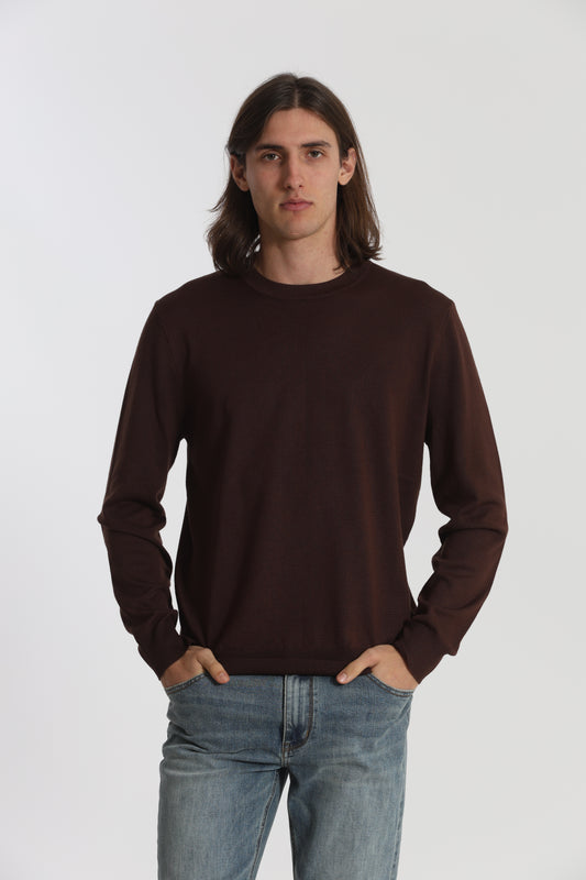 MAGLIA GIROCOLLO BASICA