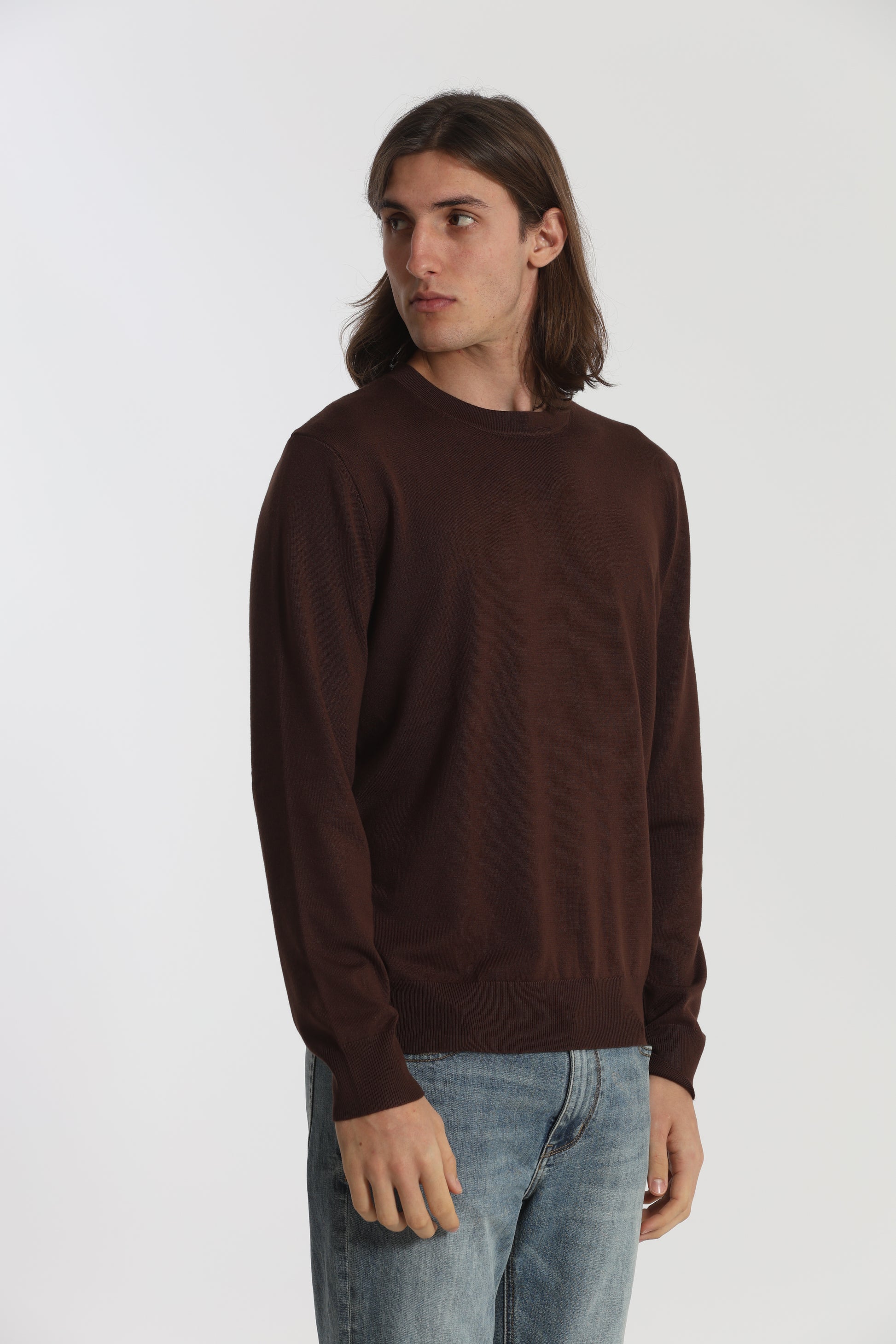 MAGLIA GIROCOLLO BASICA