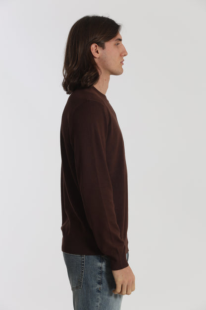 MAGLIA GIROCOLLO BASICA